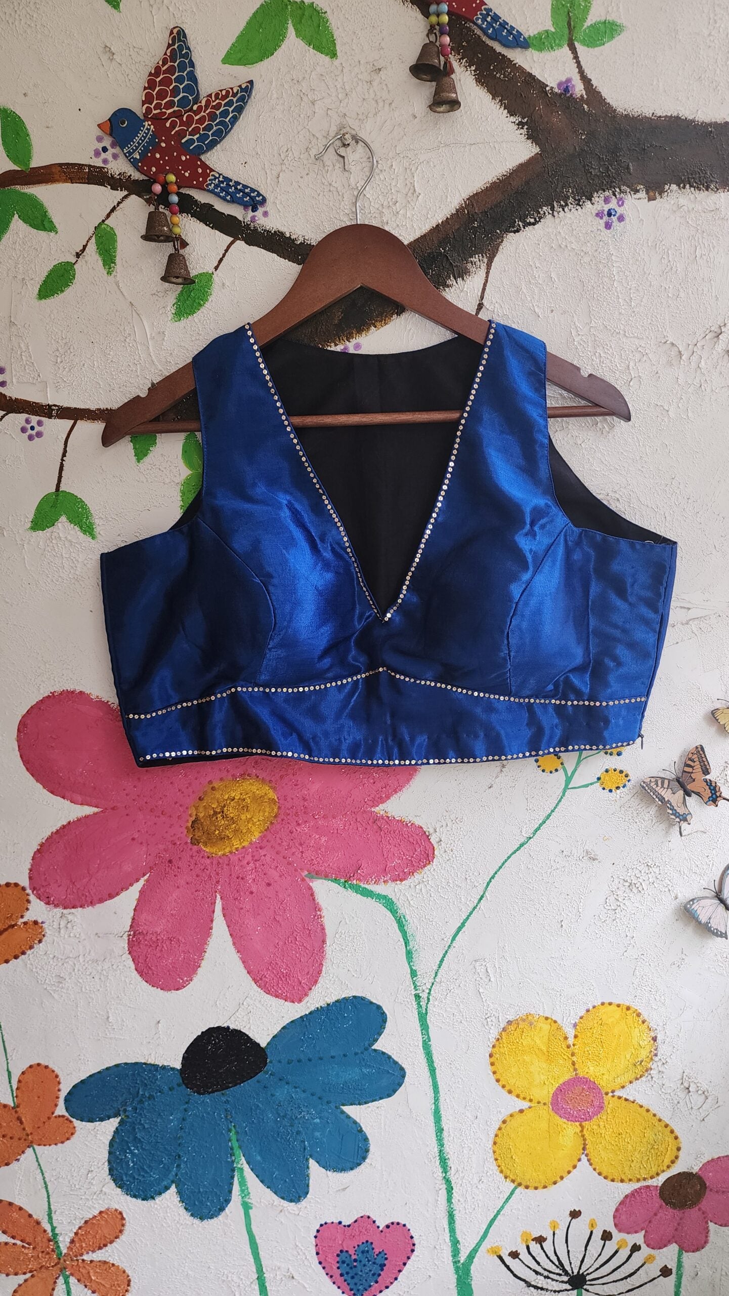 LOTUS HAND EMBROIDERED BLOUSE