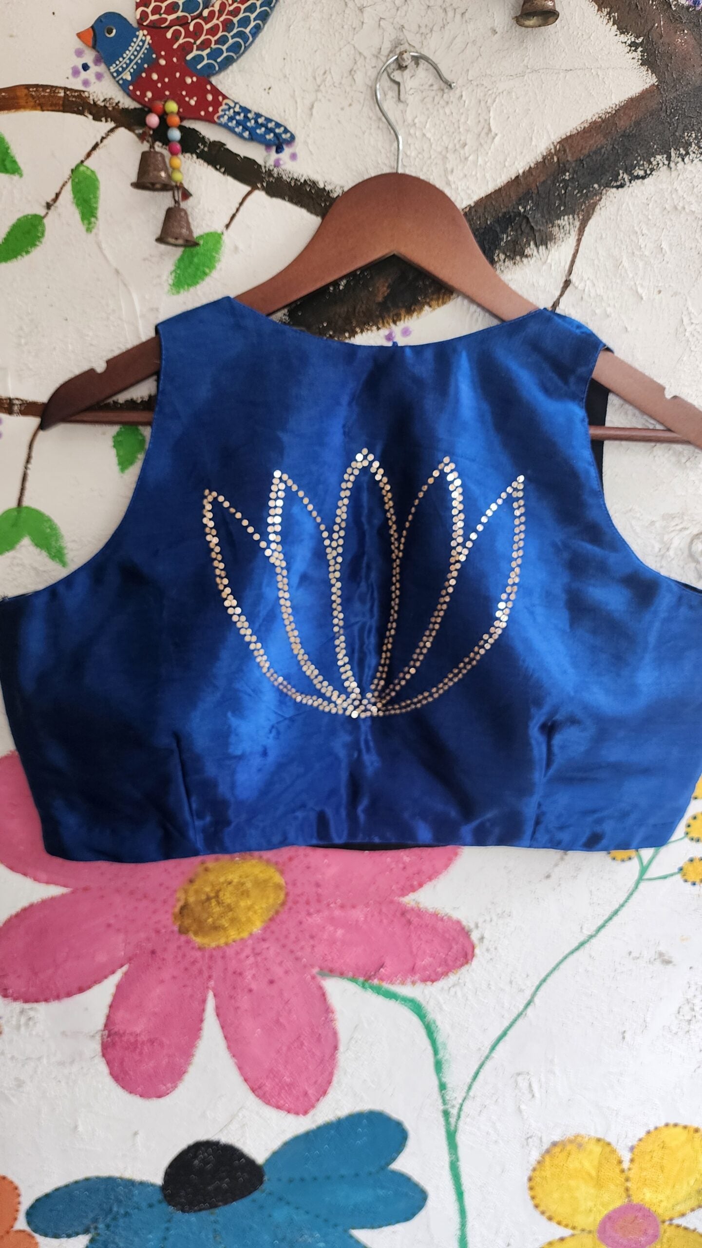 LOTUS HAND EMBROIDERED BLOUSE