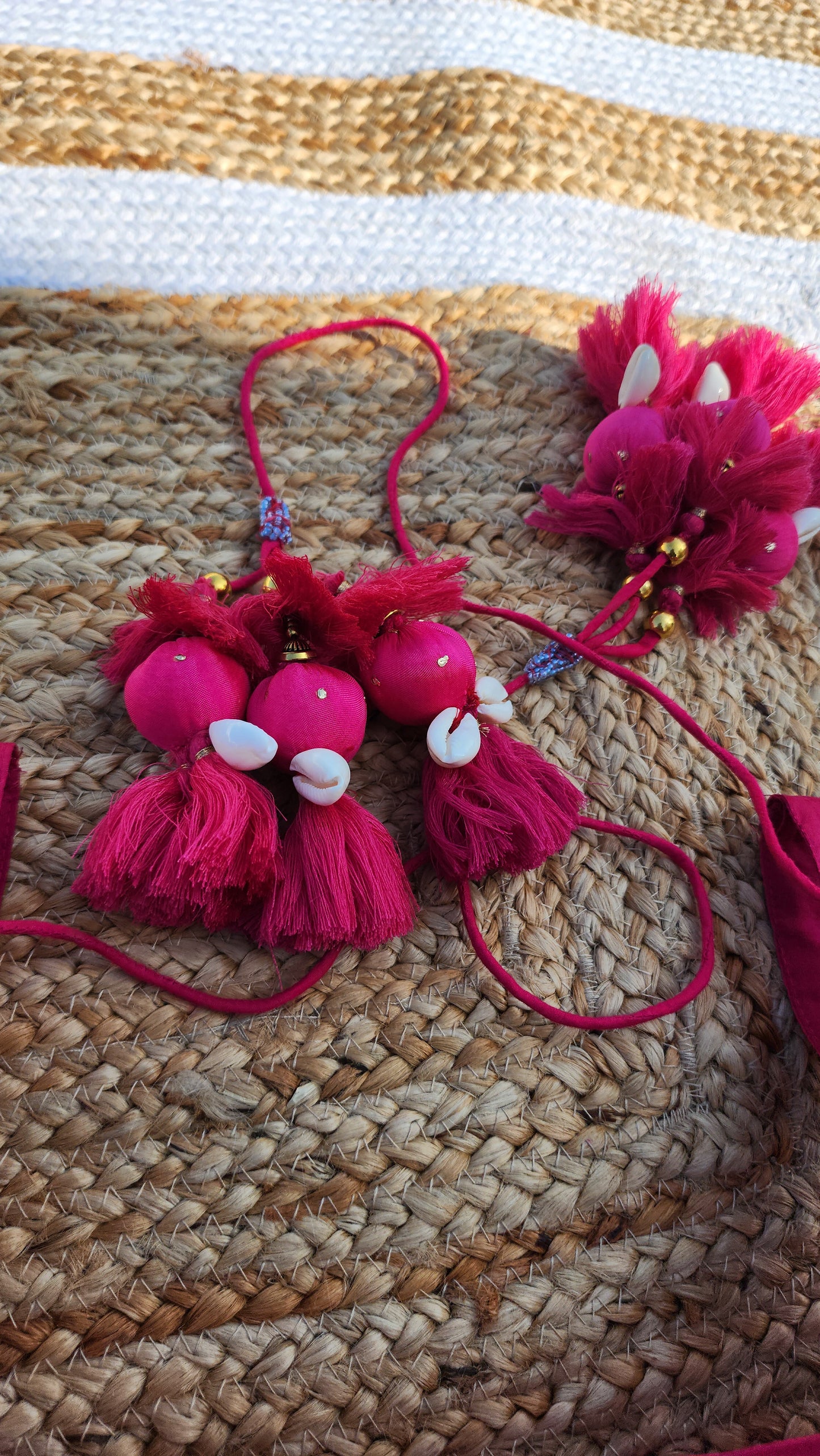 Dildara Blouse -Hot pink