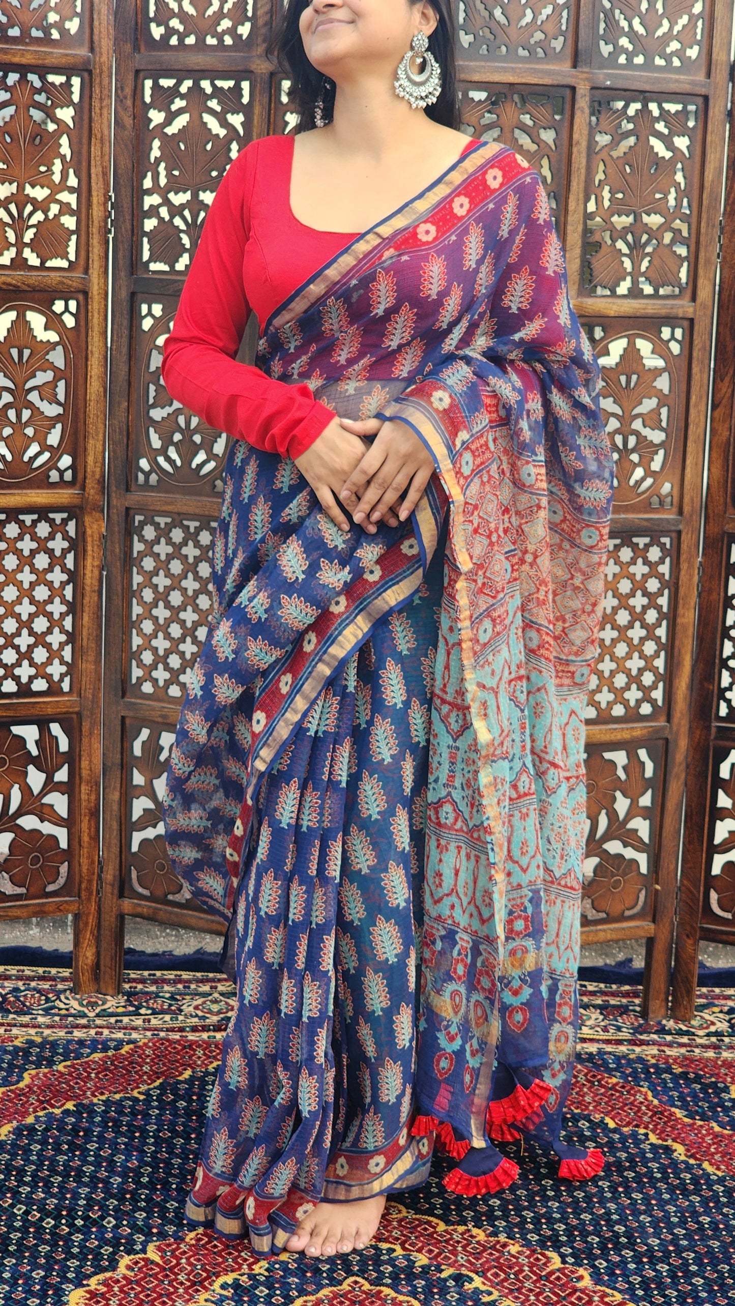 Indigo Kota Doriya Saree