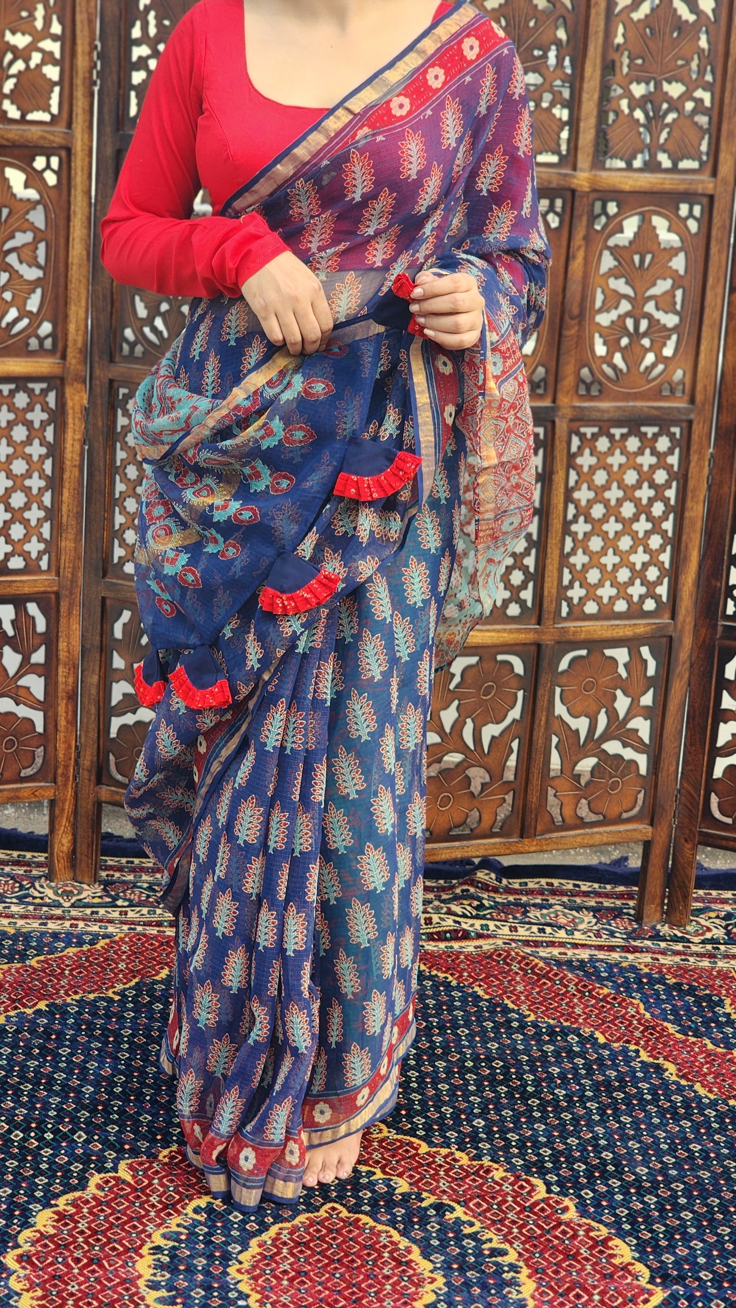 Indigo Kota Doriya Saree