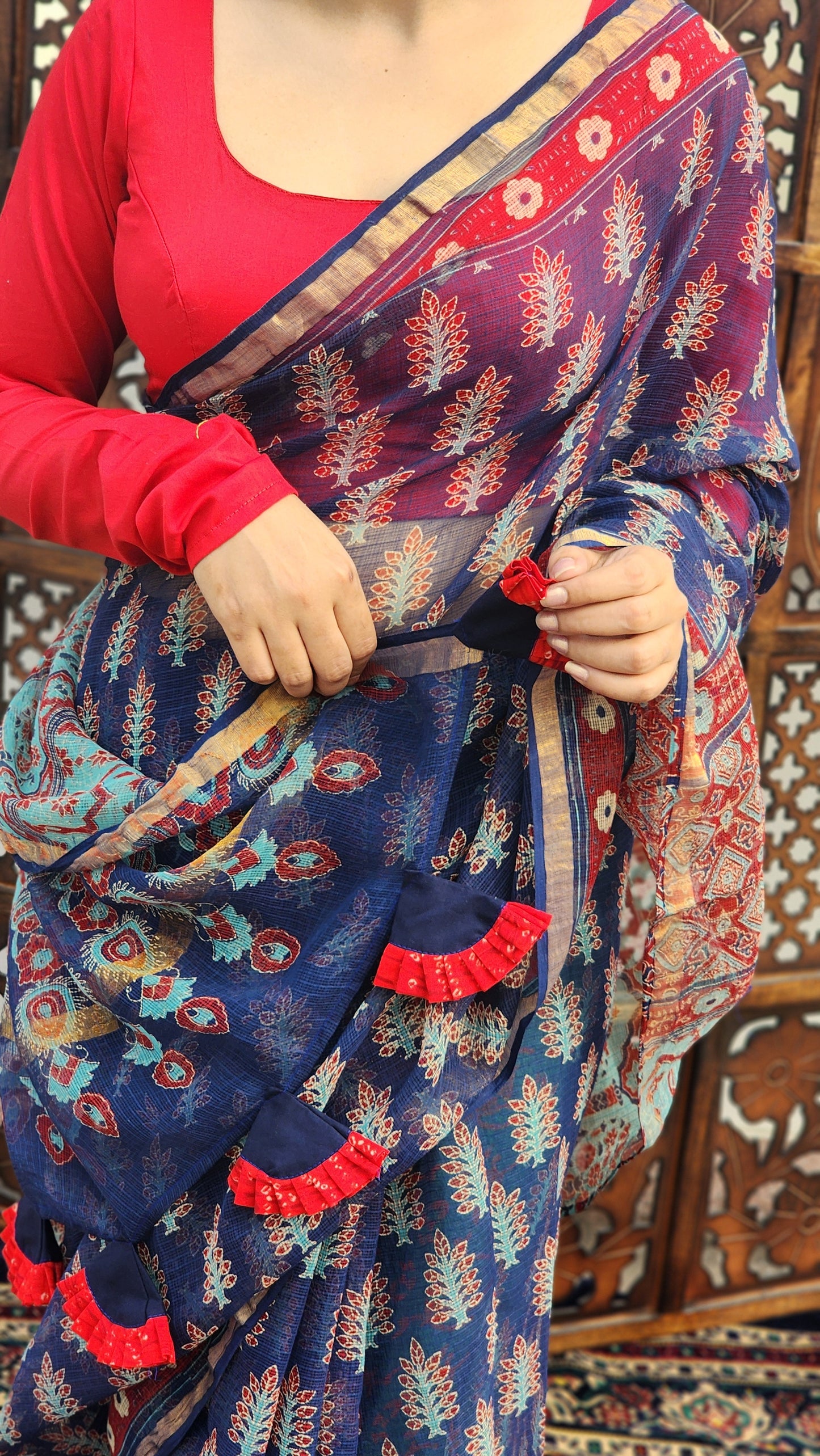 Indigo Kota Doriya Saree