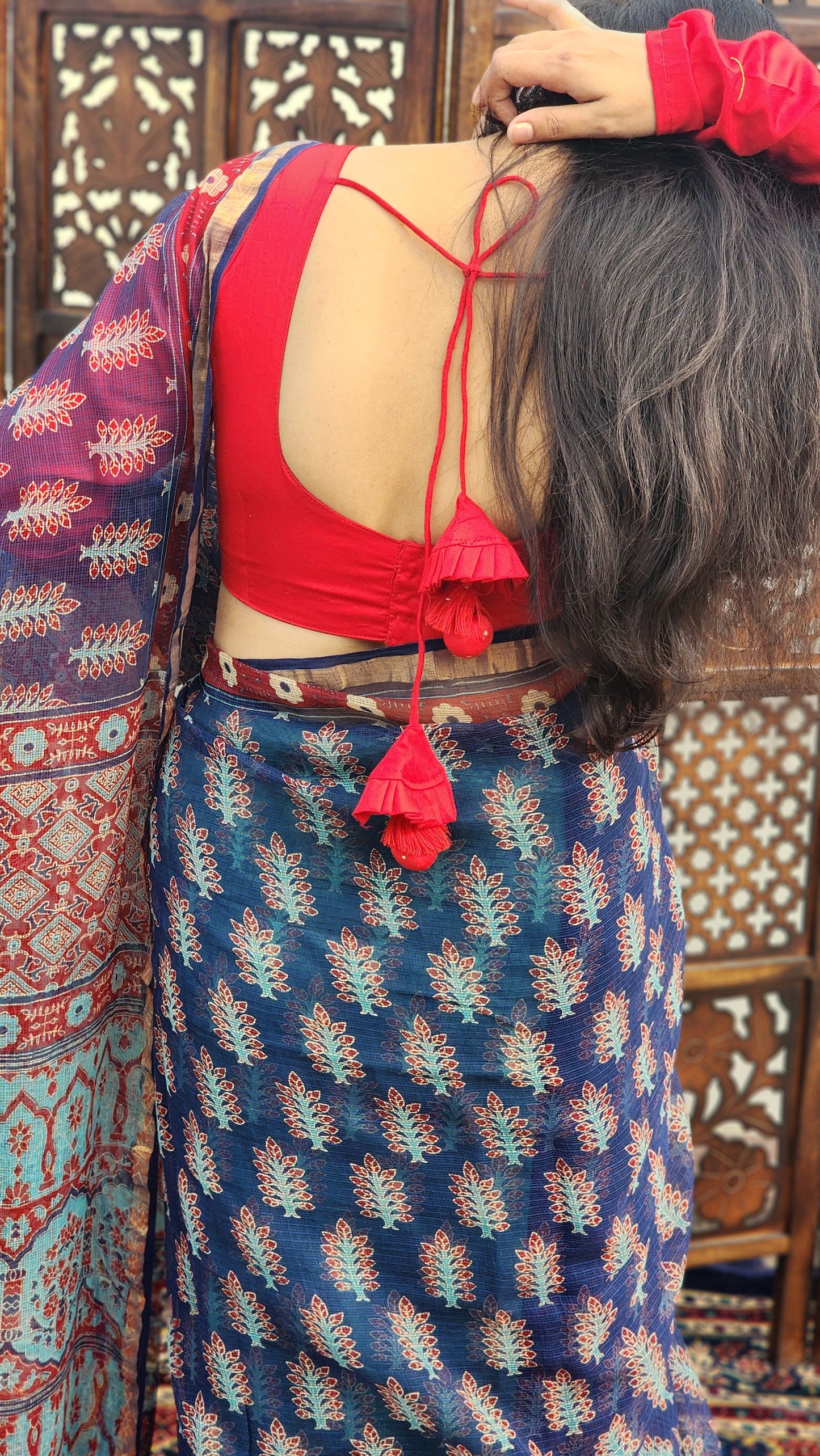 Indigo Kota Doriya Saree