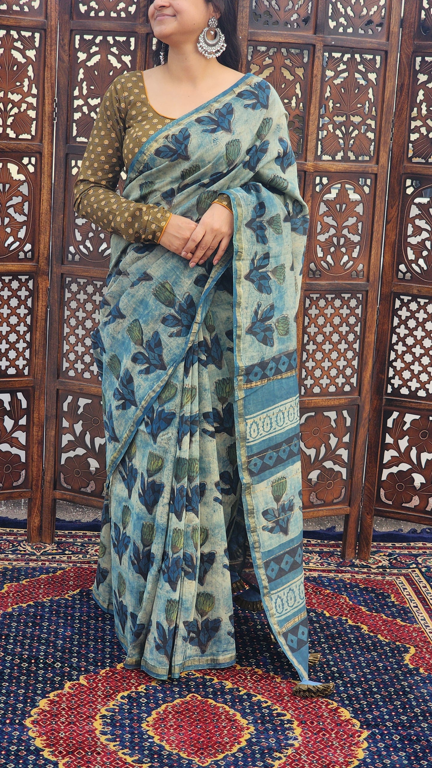 Rayah Chanderi Cotton Silk Saree