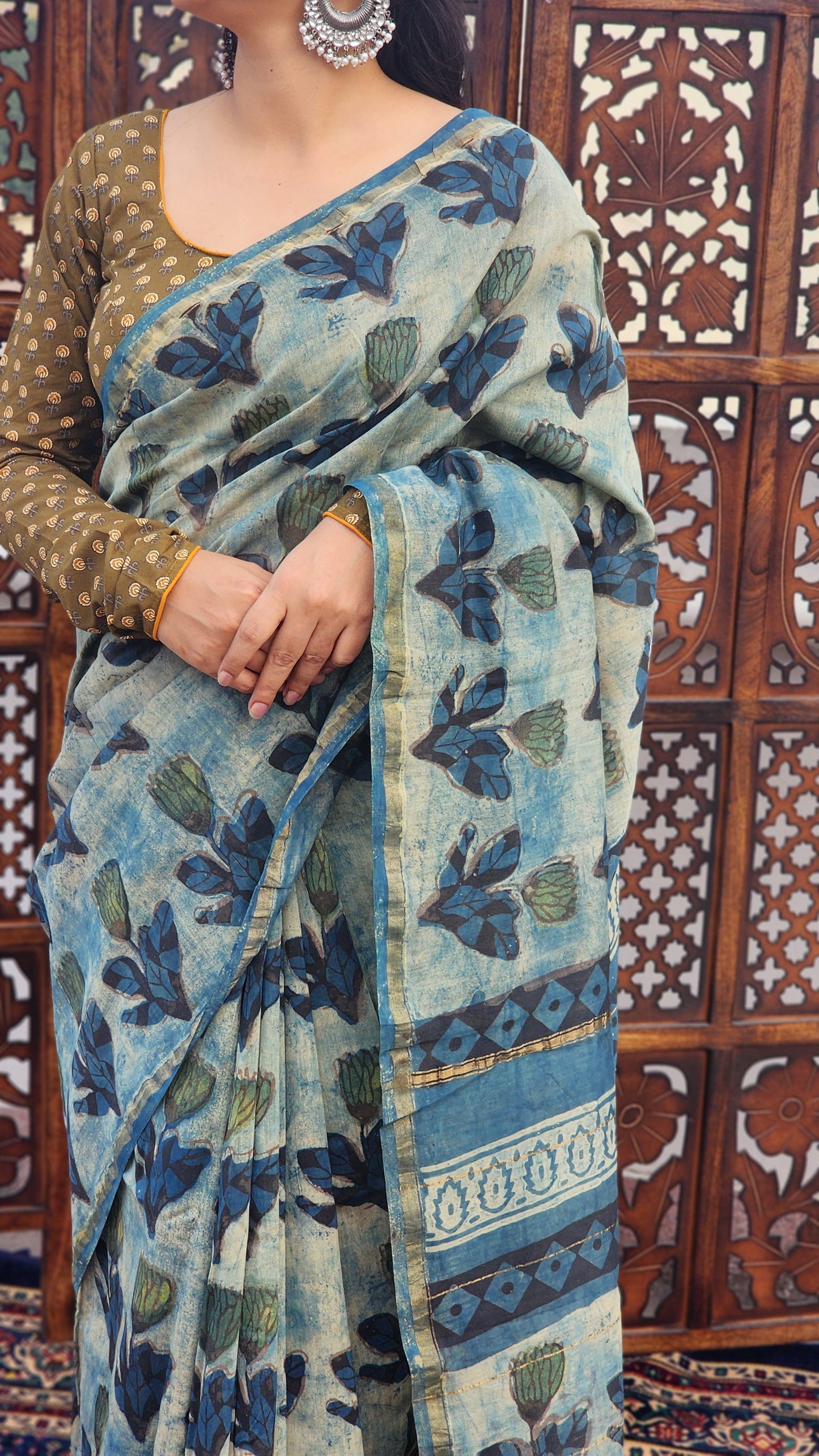 Rayah Chanderi Cotton Silk Saree