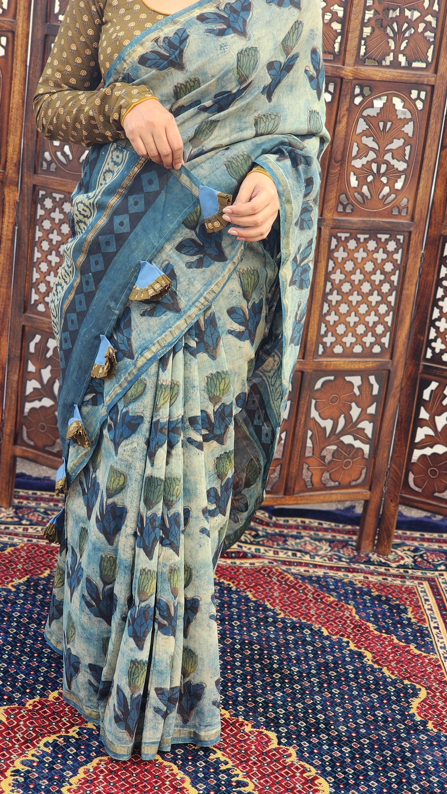 Rayah Chanderi Cotton Silk Saree
