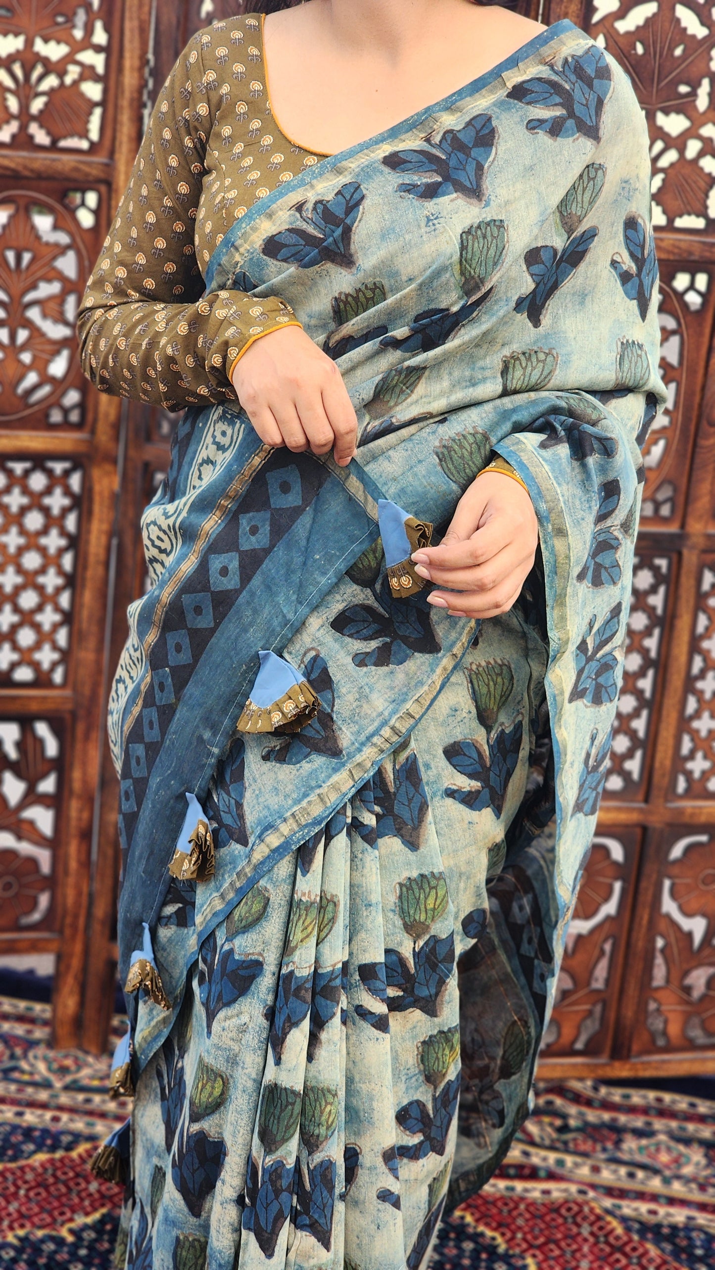 Rayah Chanderi Cotton Silk Saree