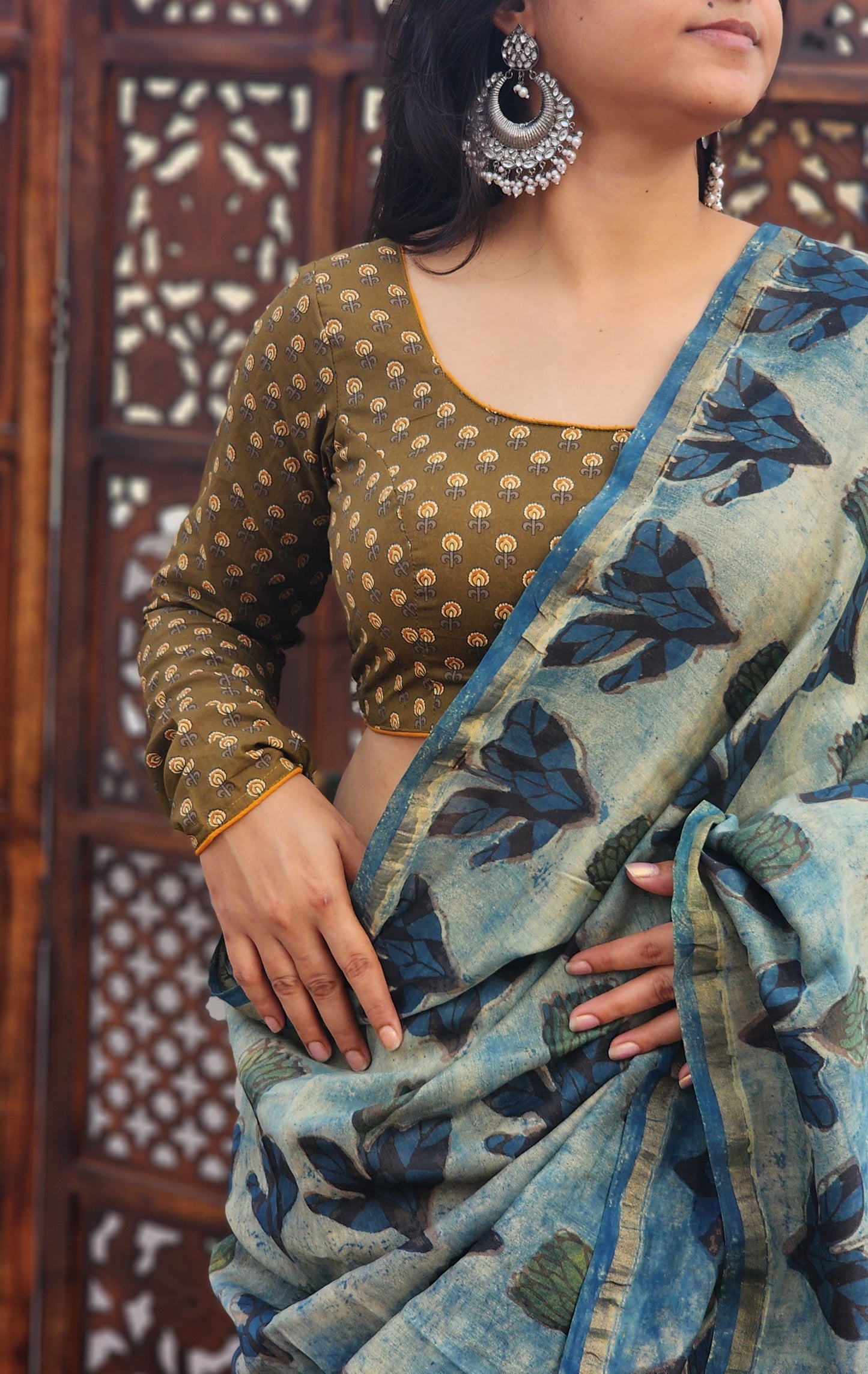 Rayah Chanderi Cotton Silk Saree
