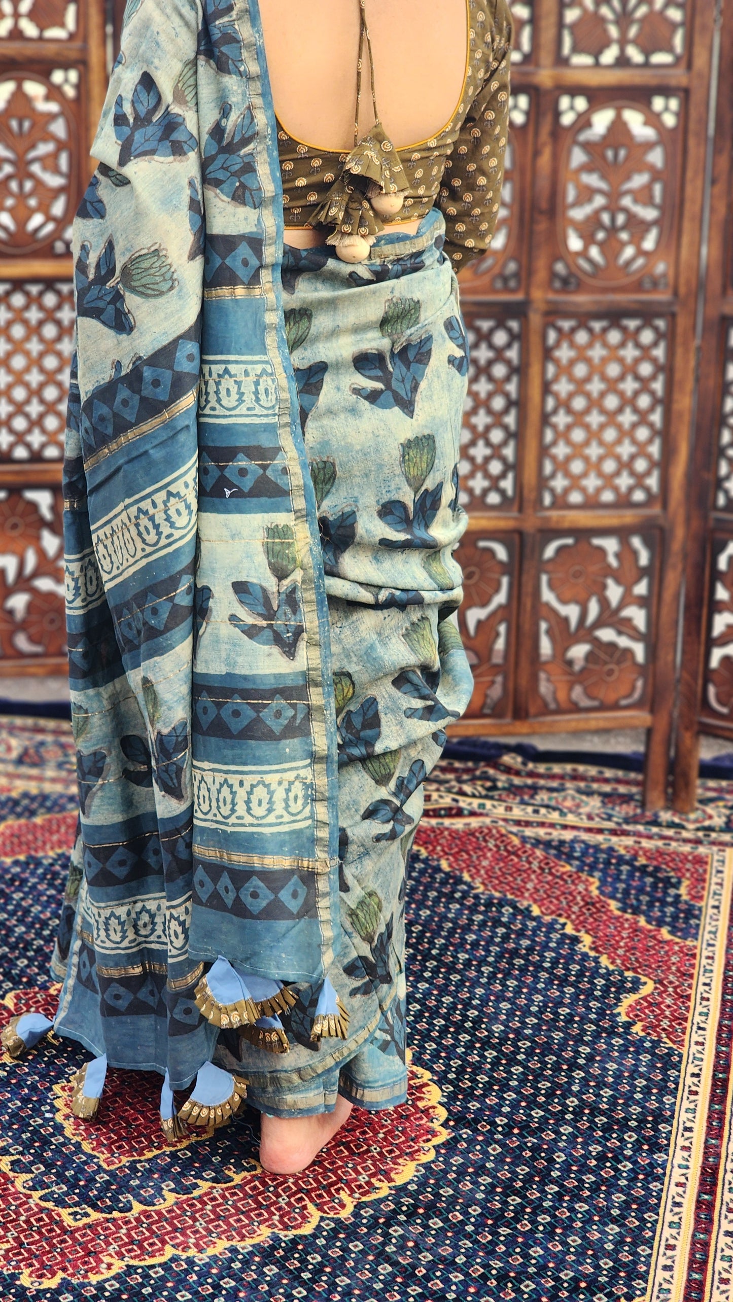 Rayah Chanderi Cotton Silk Saree