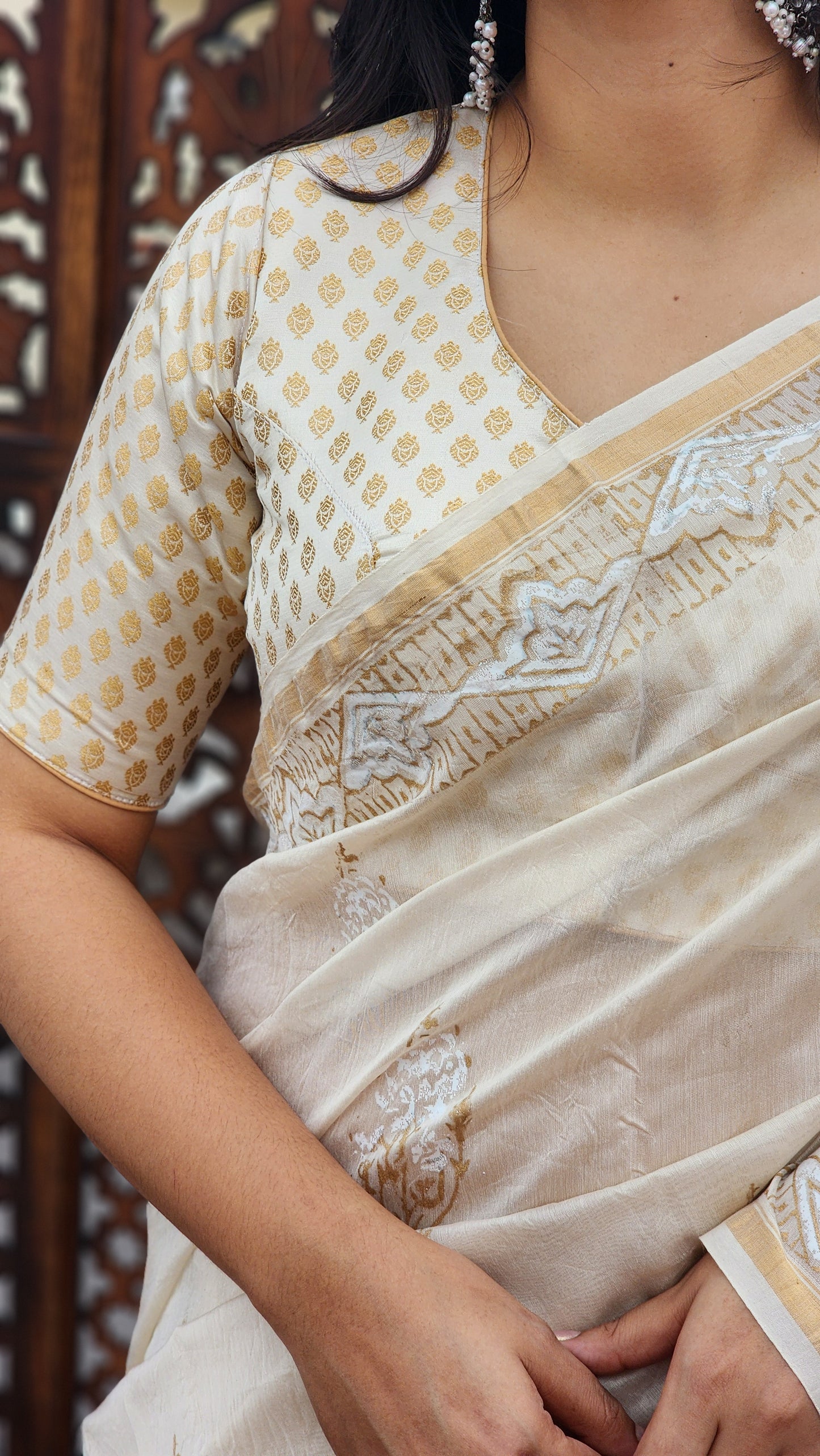 Shahnoor Brocade Blouse