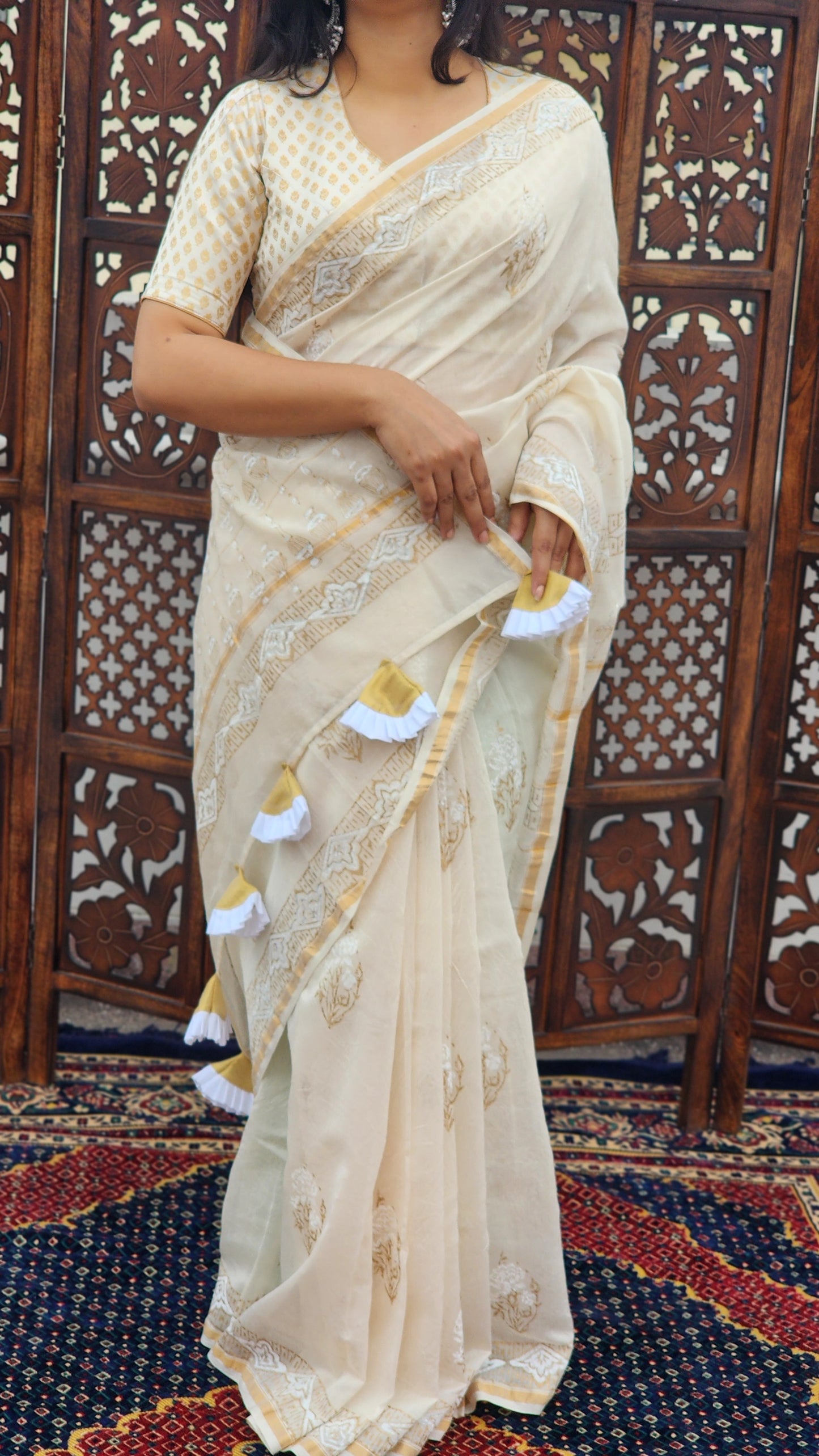 Shahnoor Cotton Silk Saree