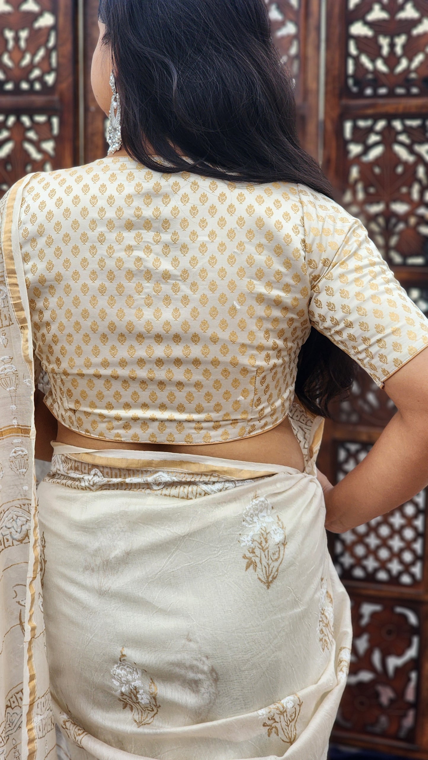 Shahnoor Brocade Blouse