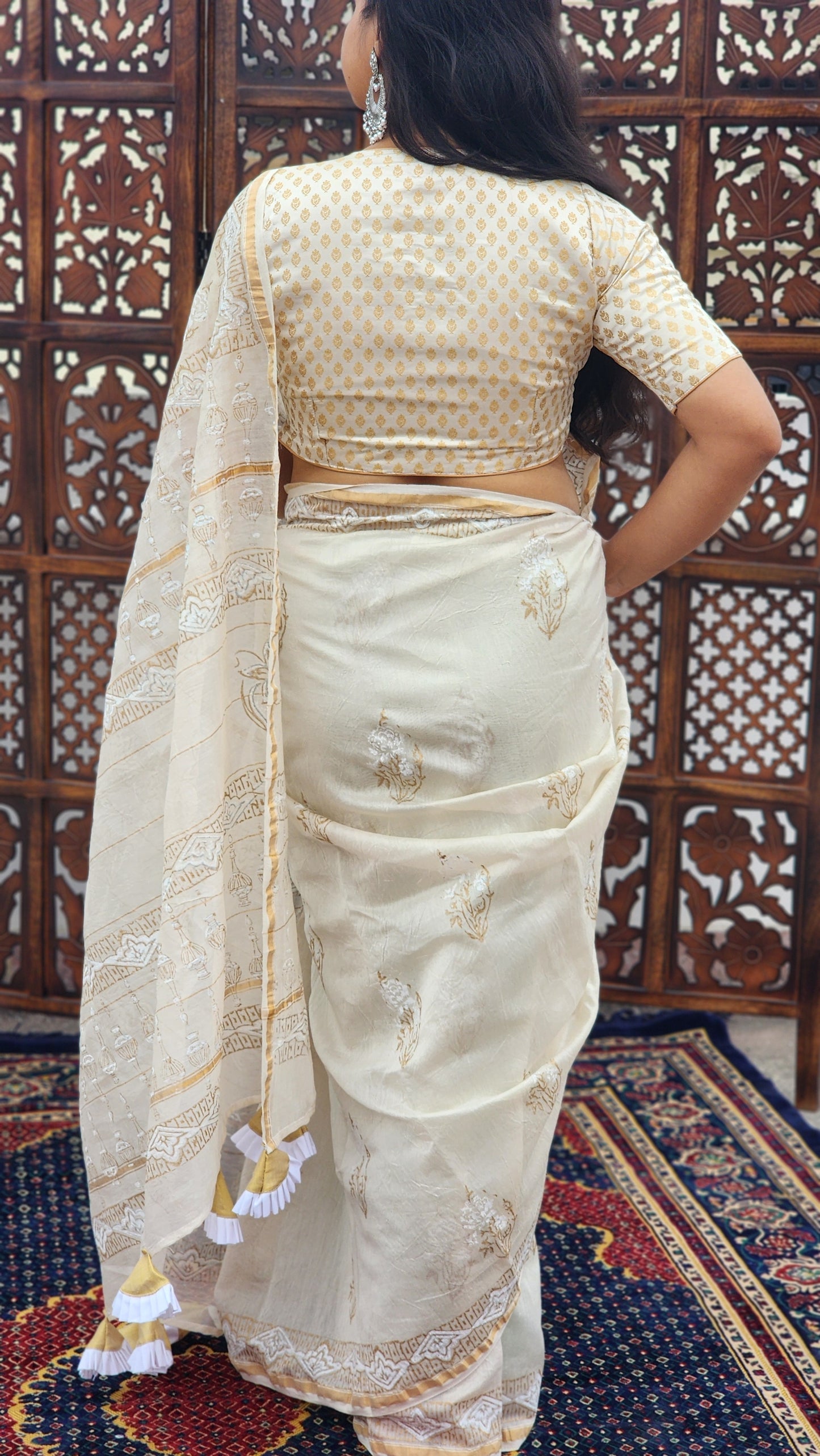 Shahnoor Cotton Silk Saree