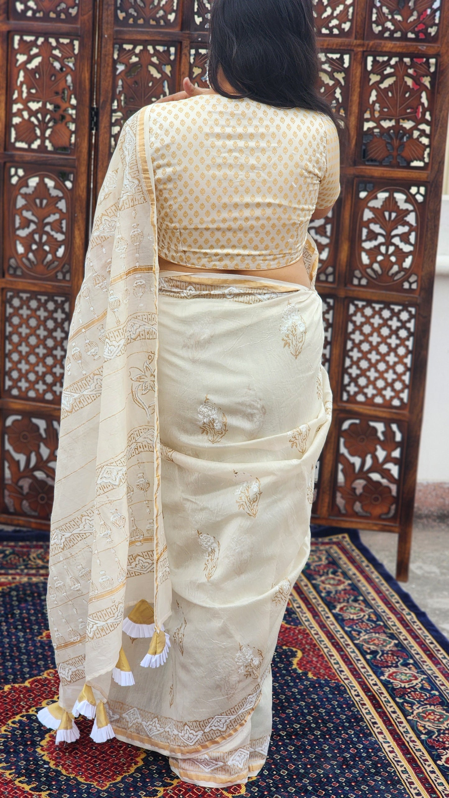 Shahnoor Cotton Silk Saree