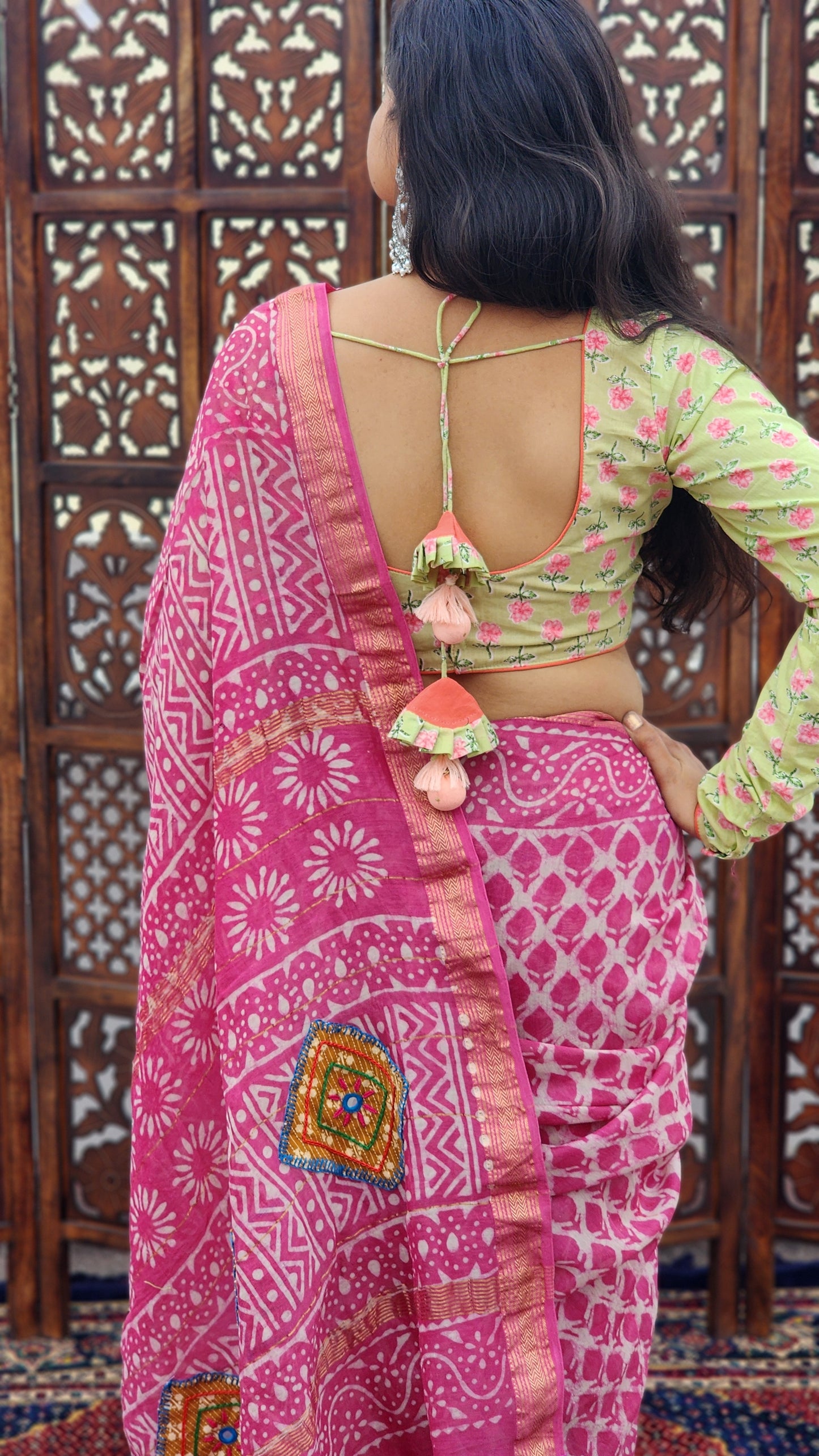 Sadaf Maheshwari Cotton Silk Saree