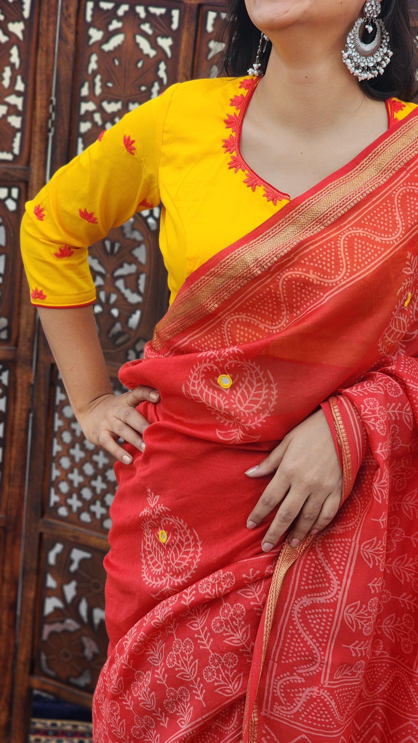 Lali Maheshwari Cotton Silk Saree