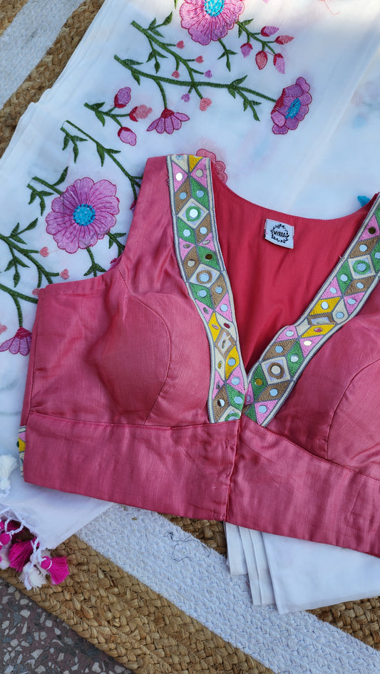 Fleur Pink Blouse