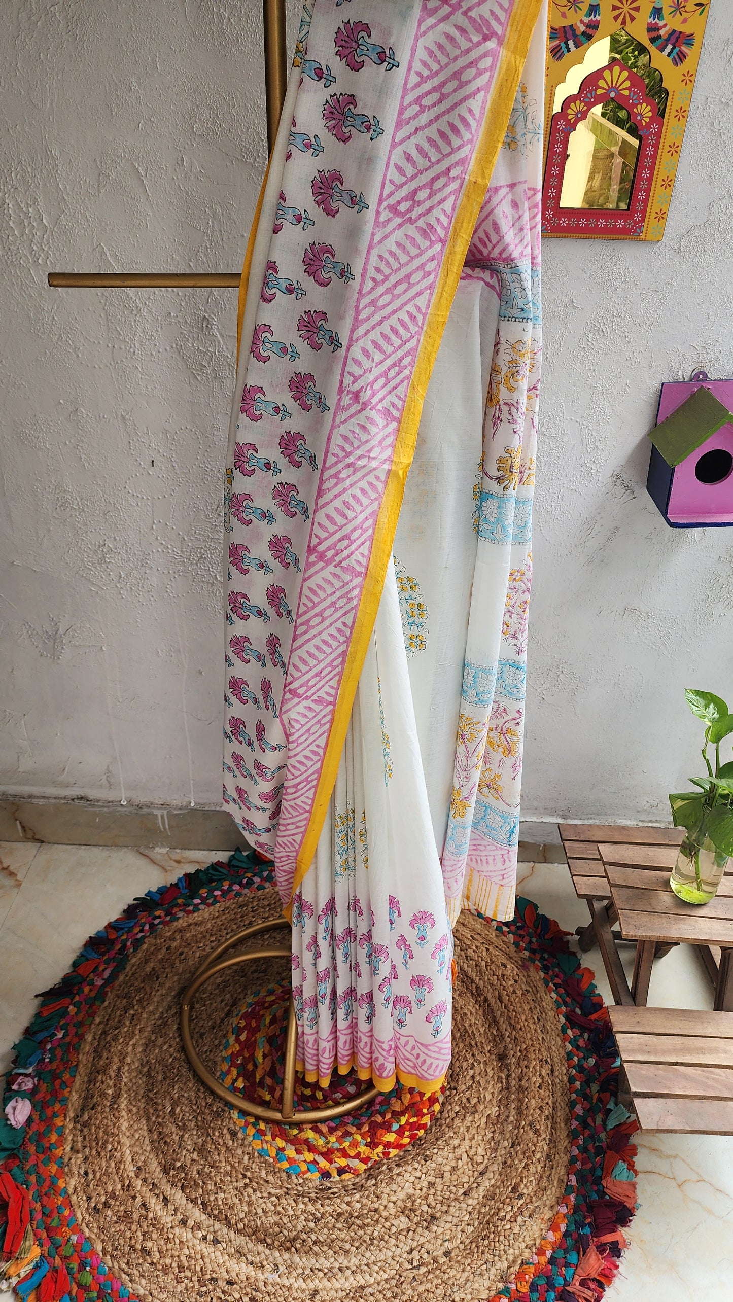 Thandi Phirki Mulmul Saree