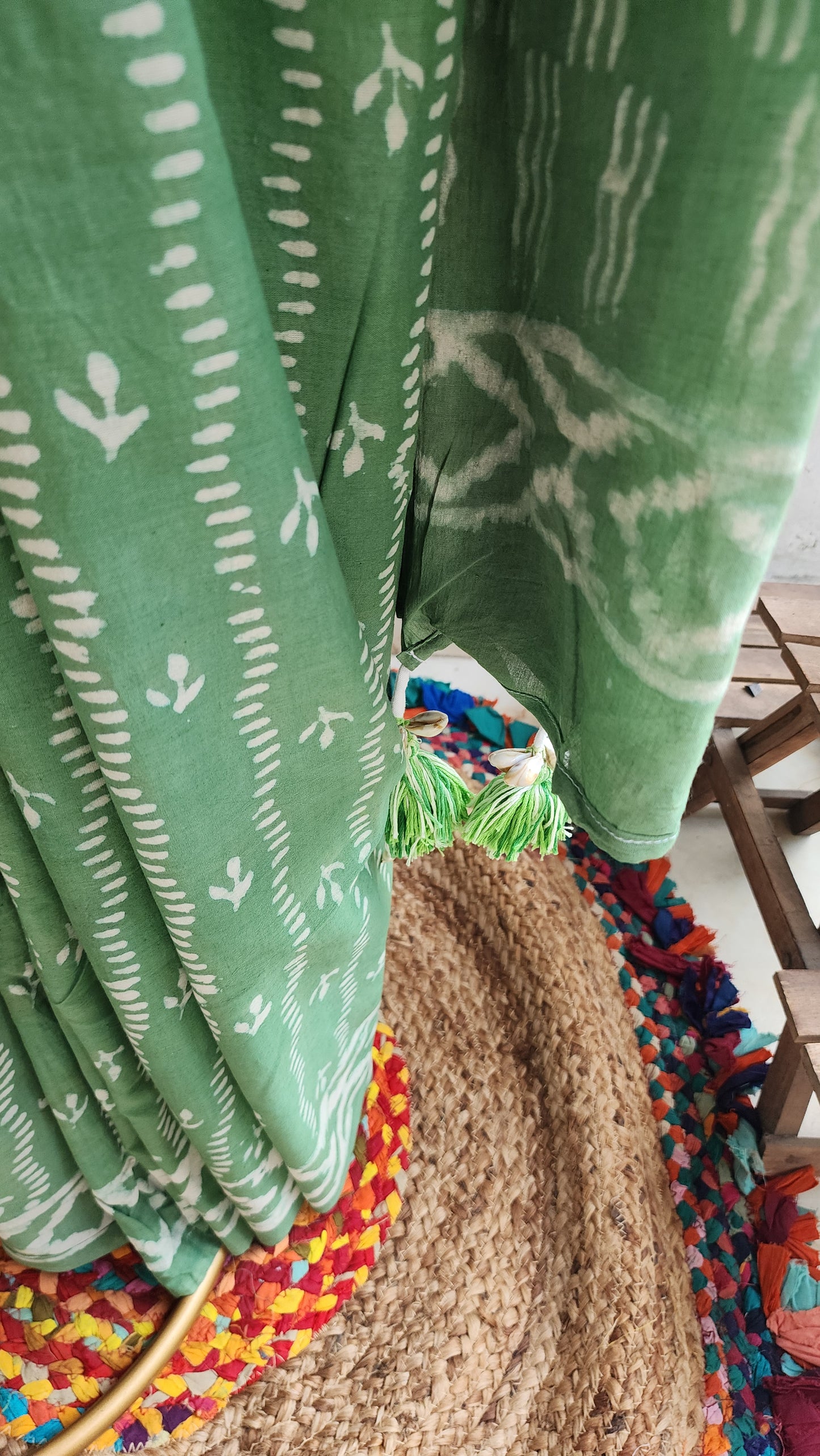 Morning Mint Mulmul Saree