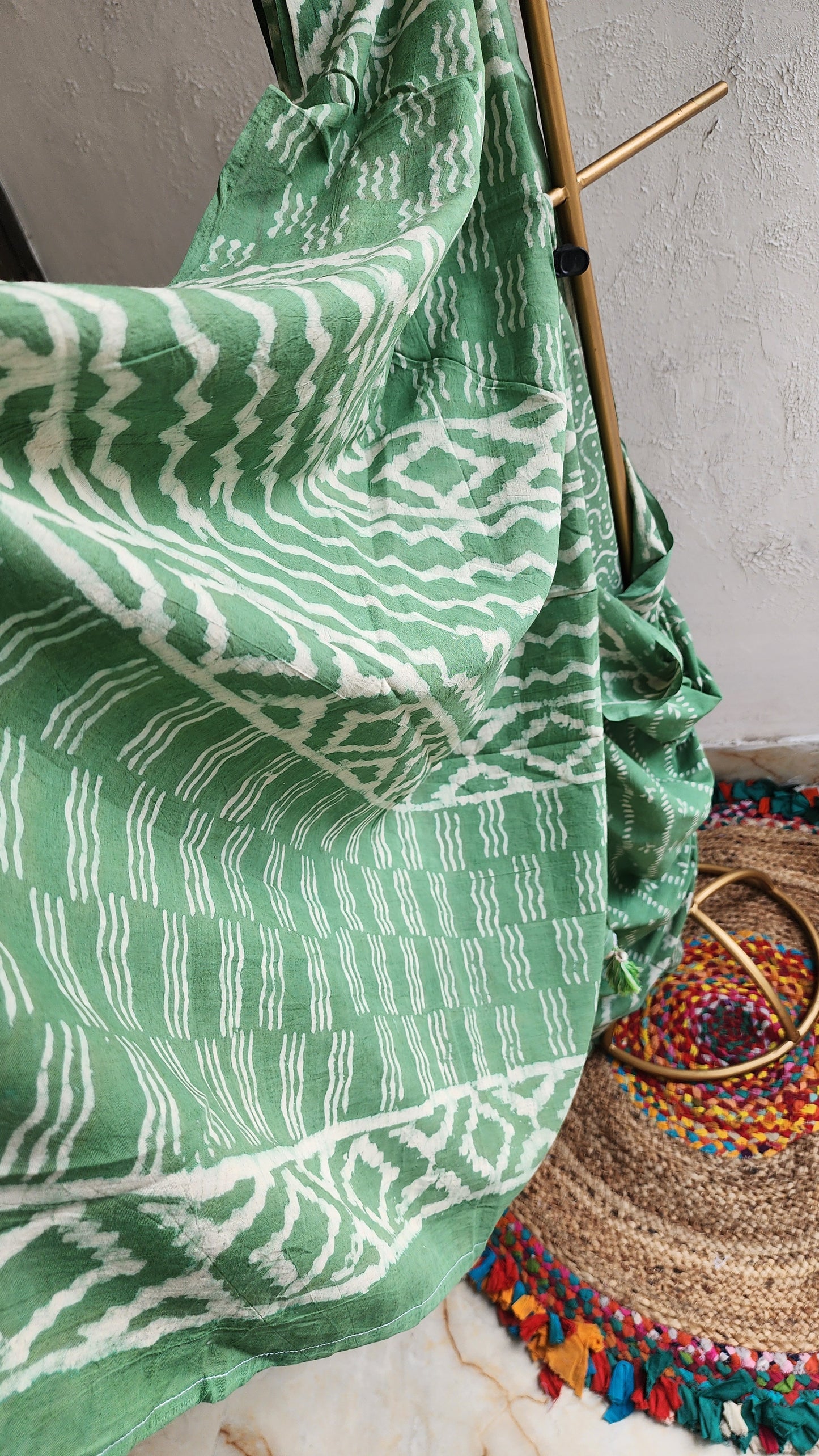 Morning Mint Mulmul Saree