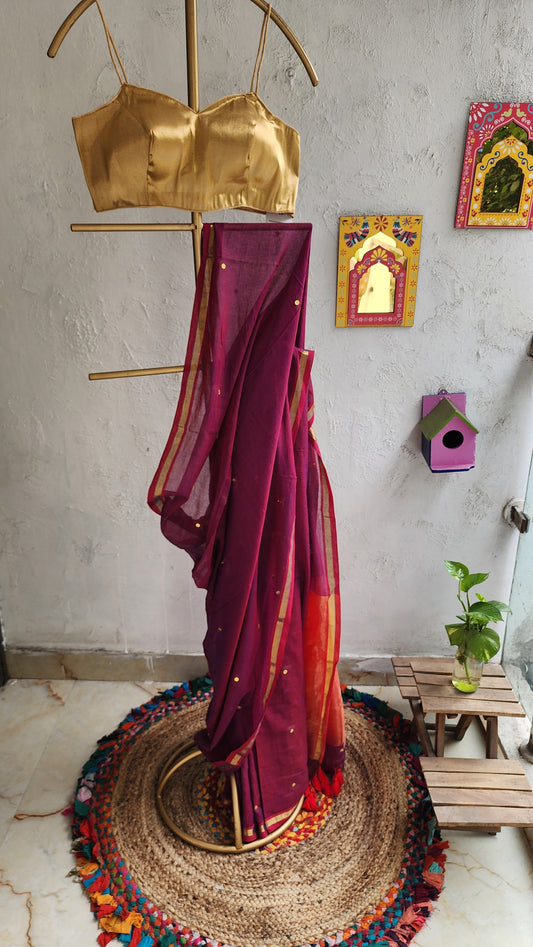 Chand Gulab Mulmul Saree