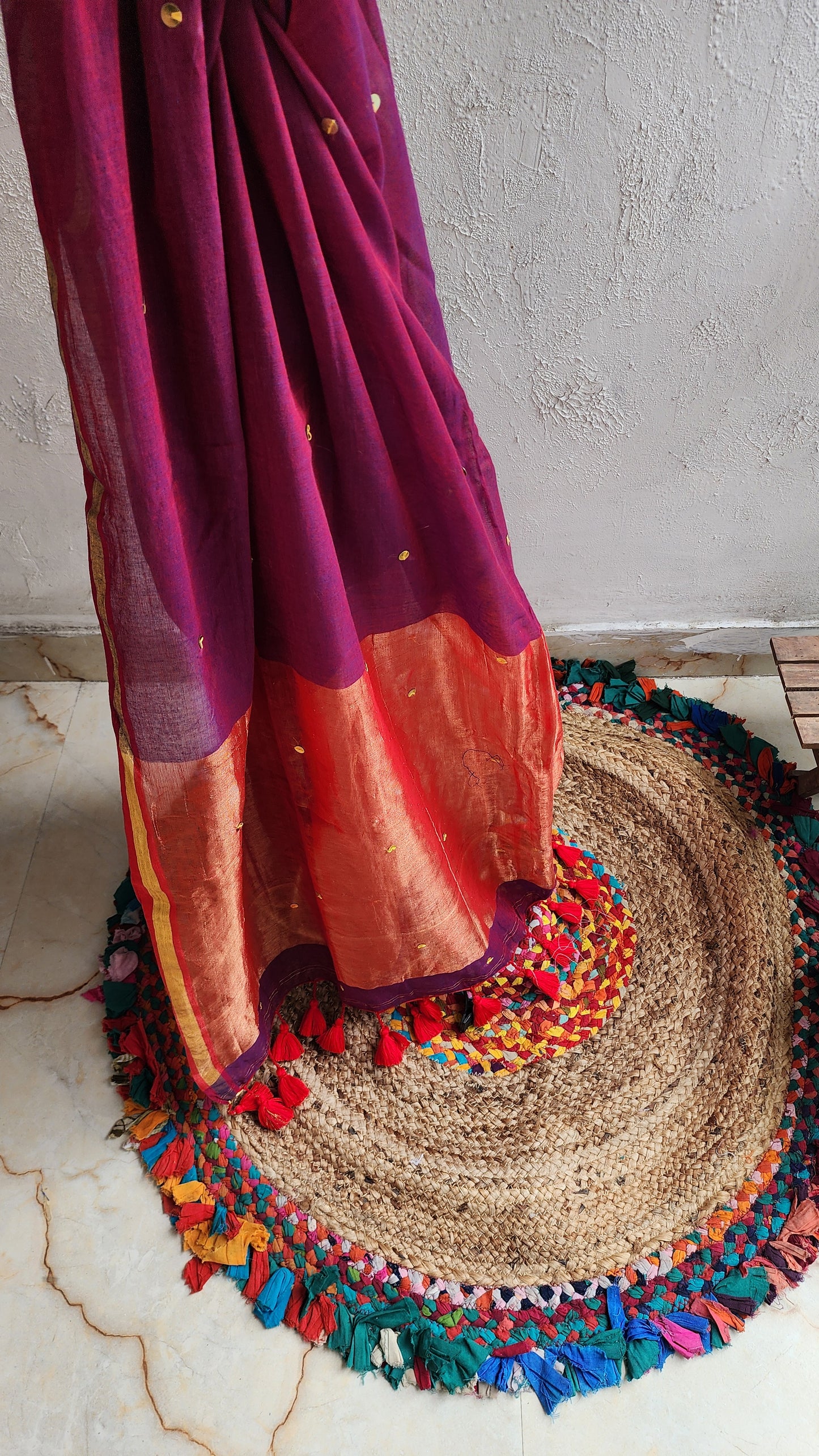 Chand Gulab Mulmul Saree