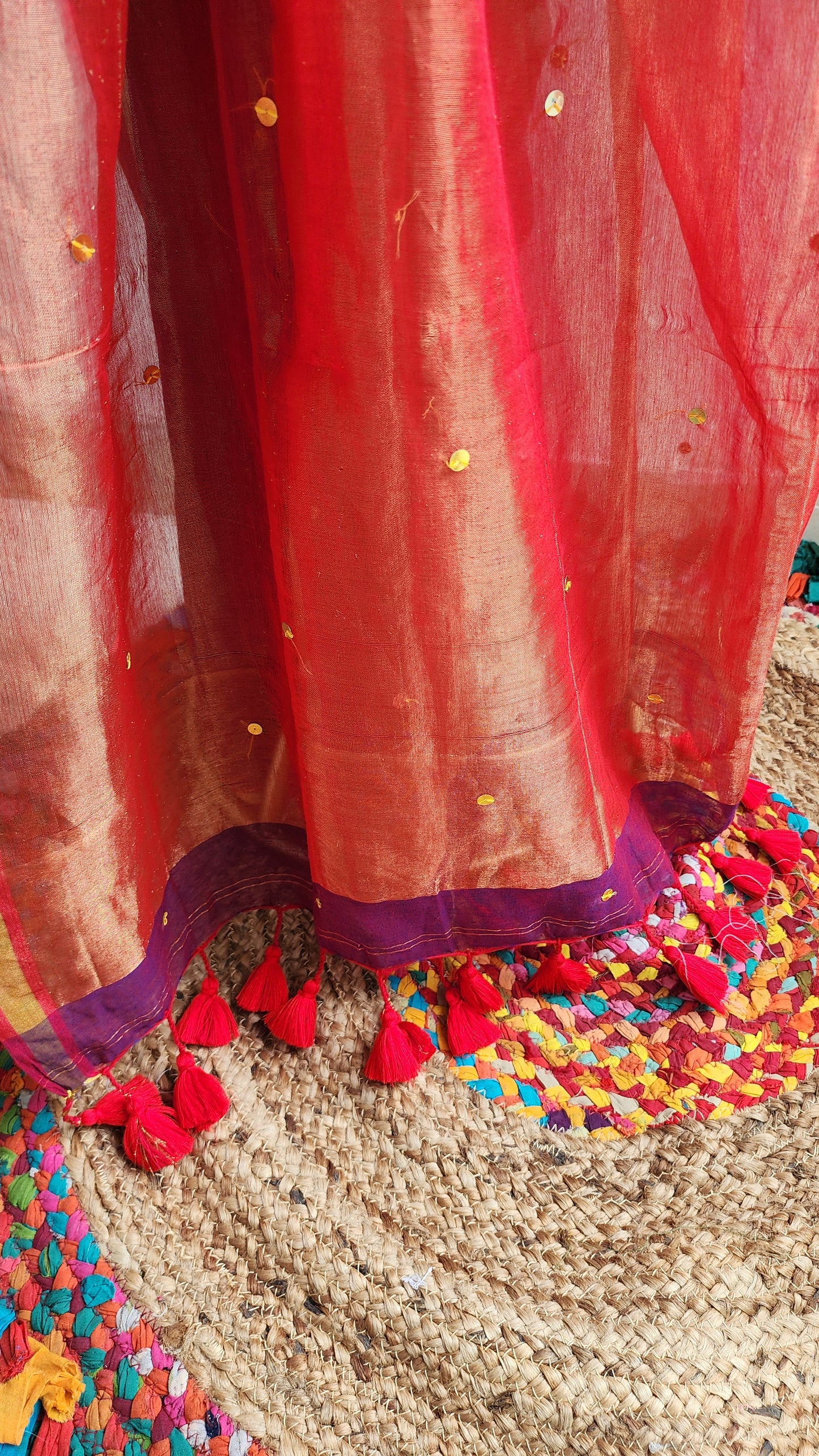 Chand Gulab Mulmul Saree