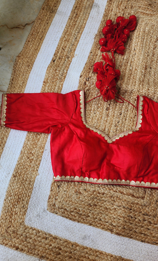 Sunehri Laal Blouse