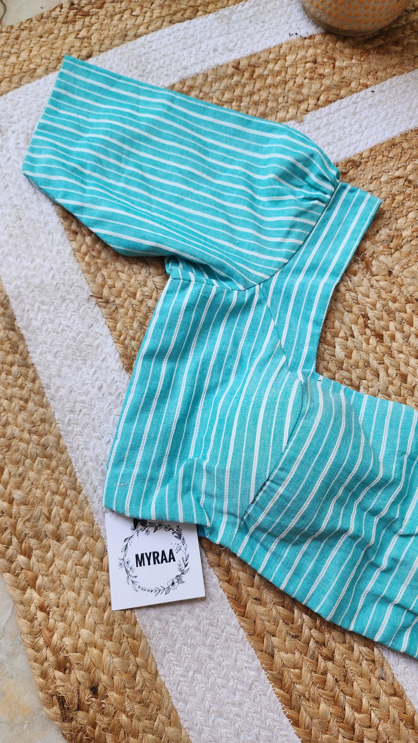 Blue Checkered Blouse