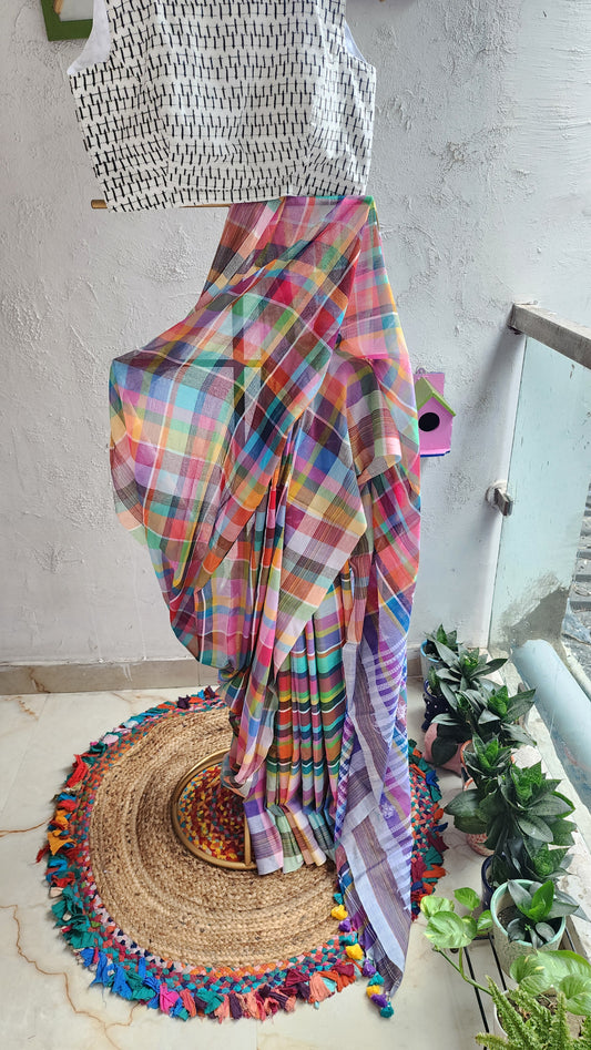 Loom & Line Mulmul Saree