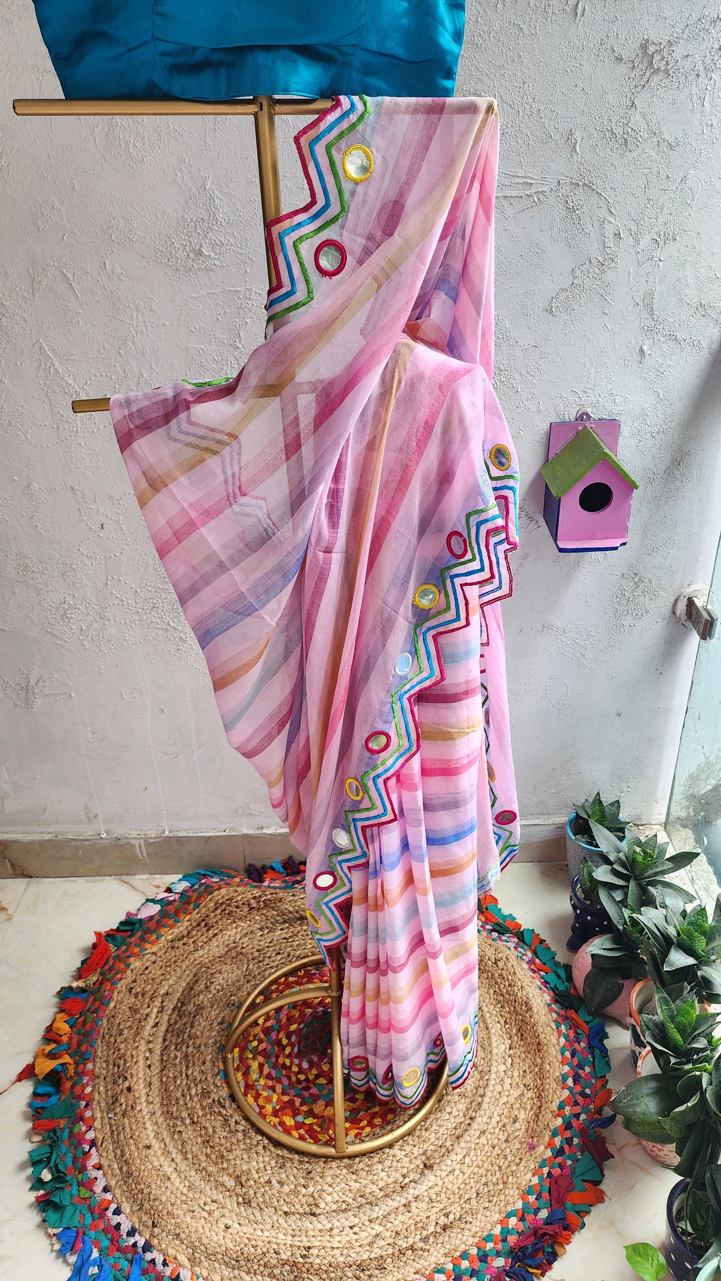 Khumar Mulmul Saree