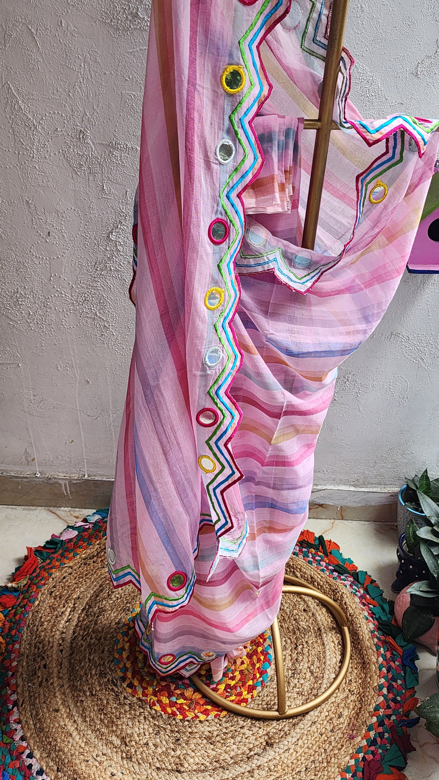 Khumar Mulmul Saree