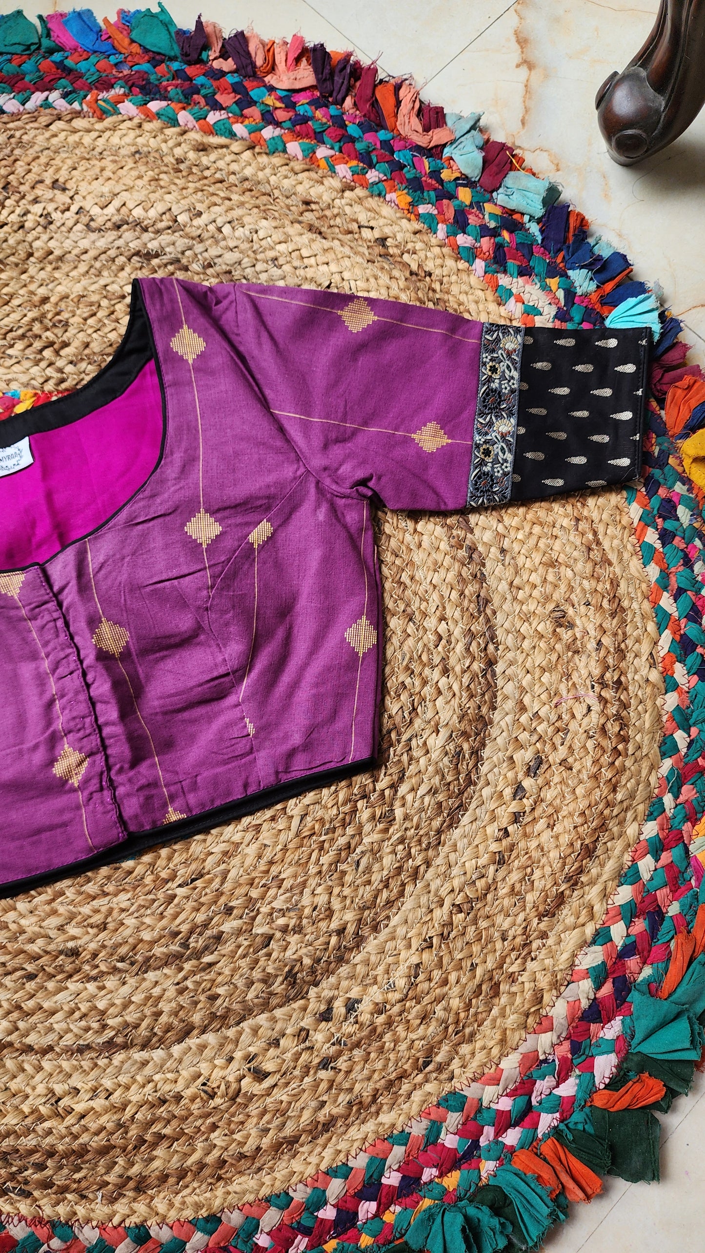 Plum Noir Blouse