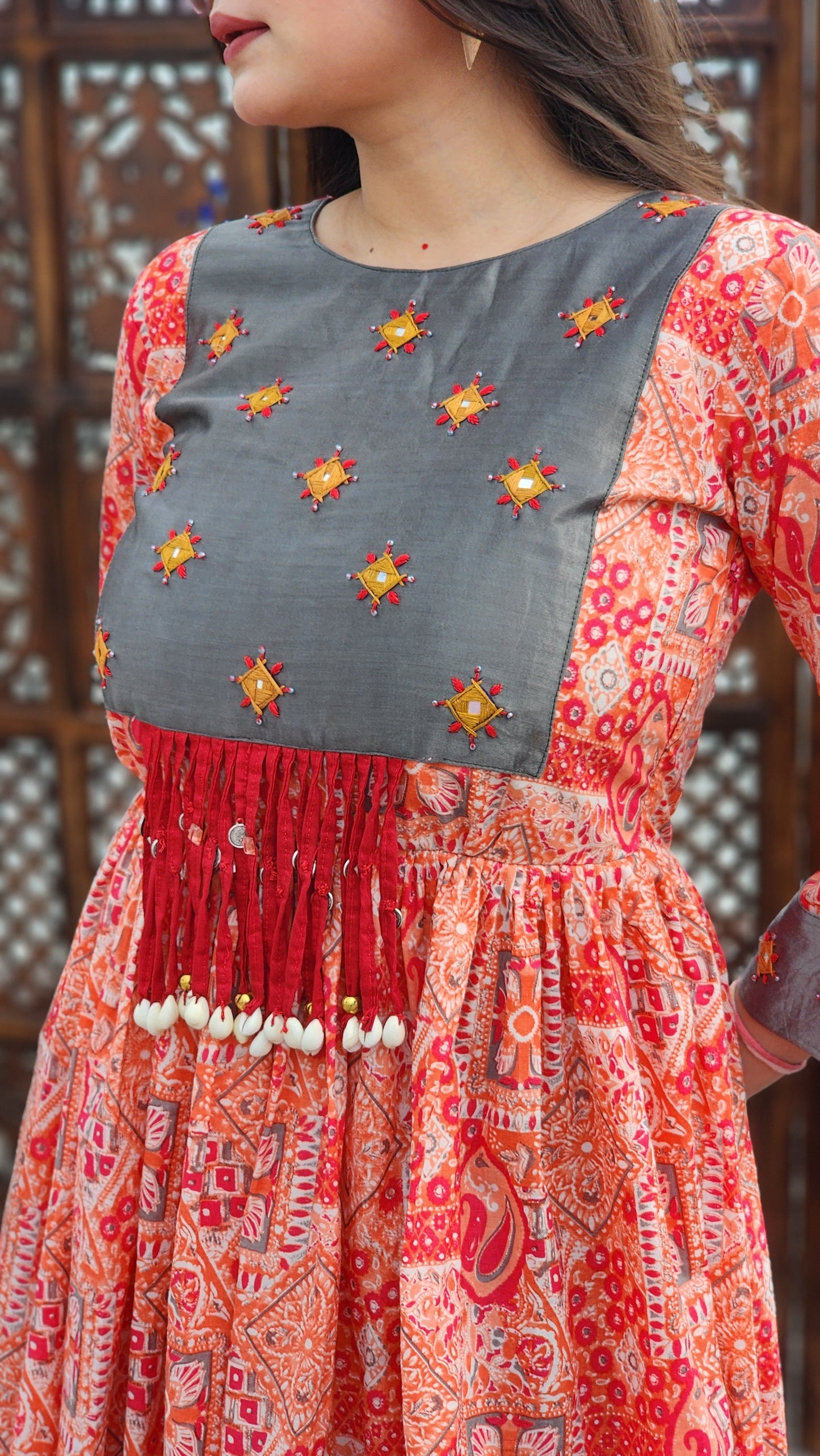 Noor Jaal Flared Top