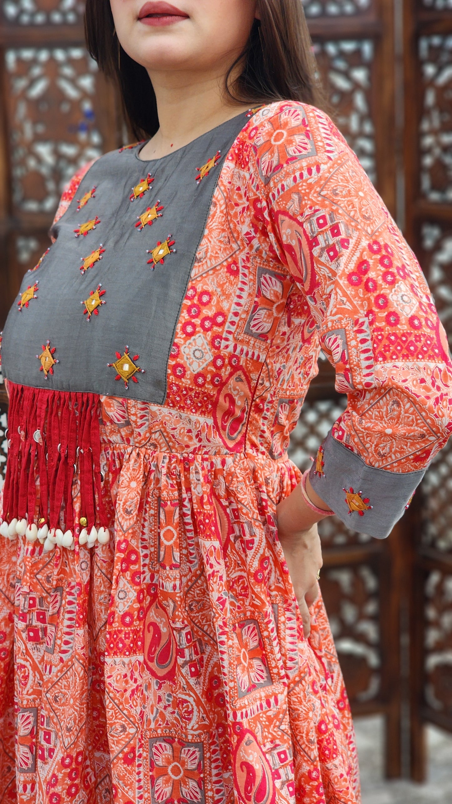 Noor Jaal Flared Top