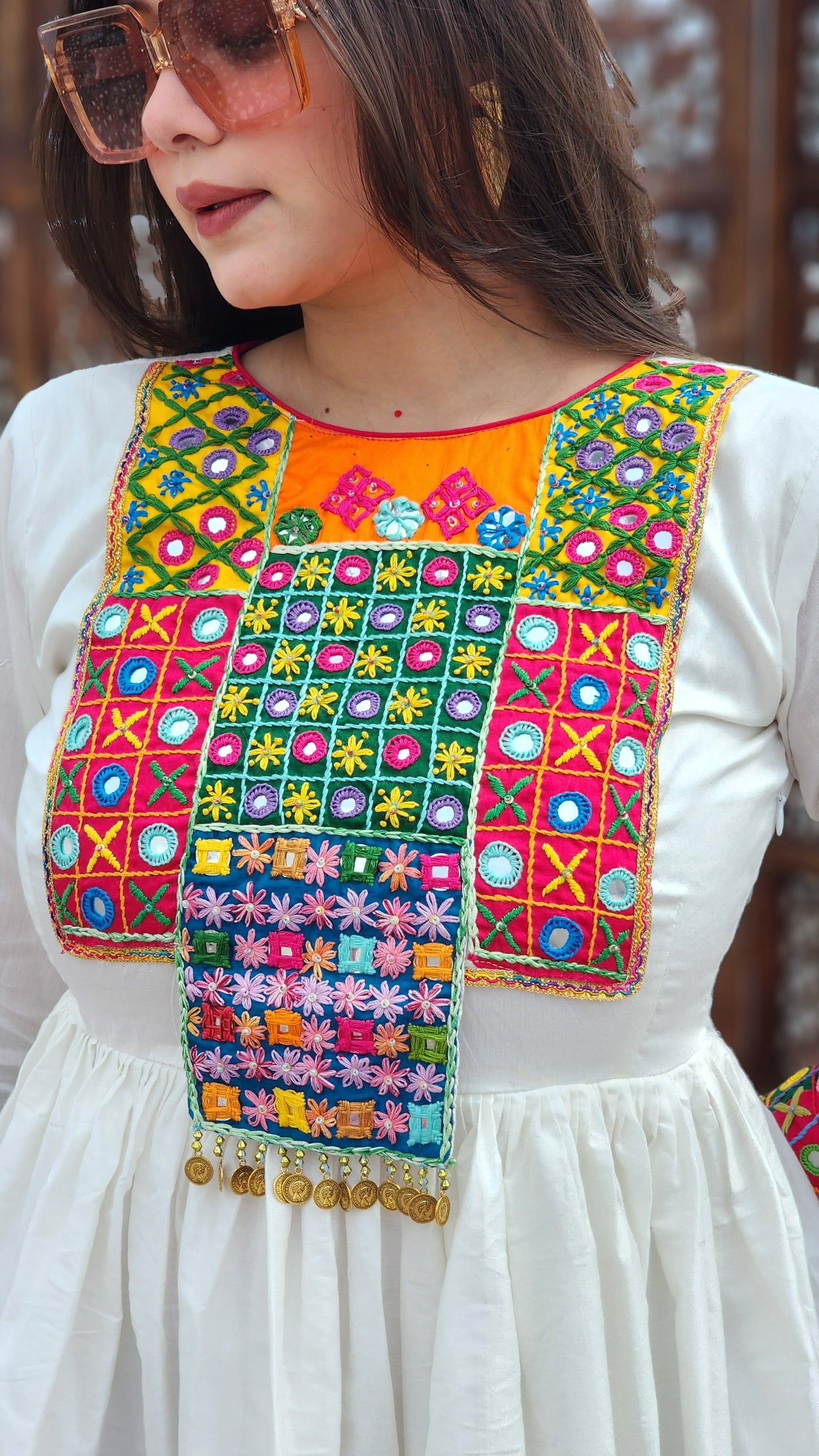 Phoolwari Flared Top