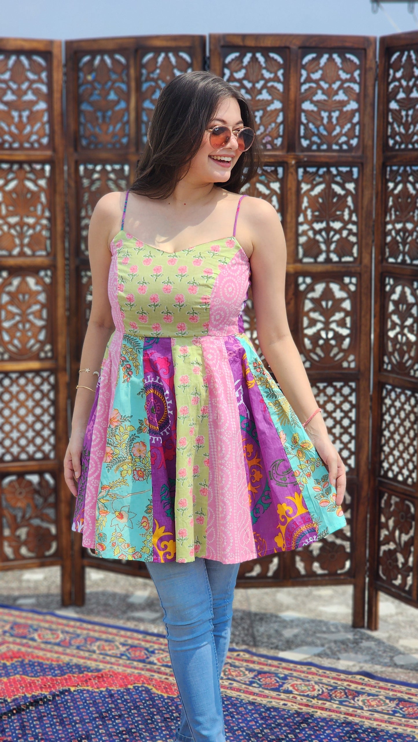 Chandni Bazaar Flared Top