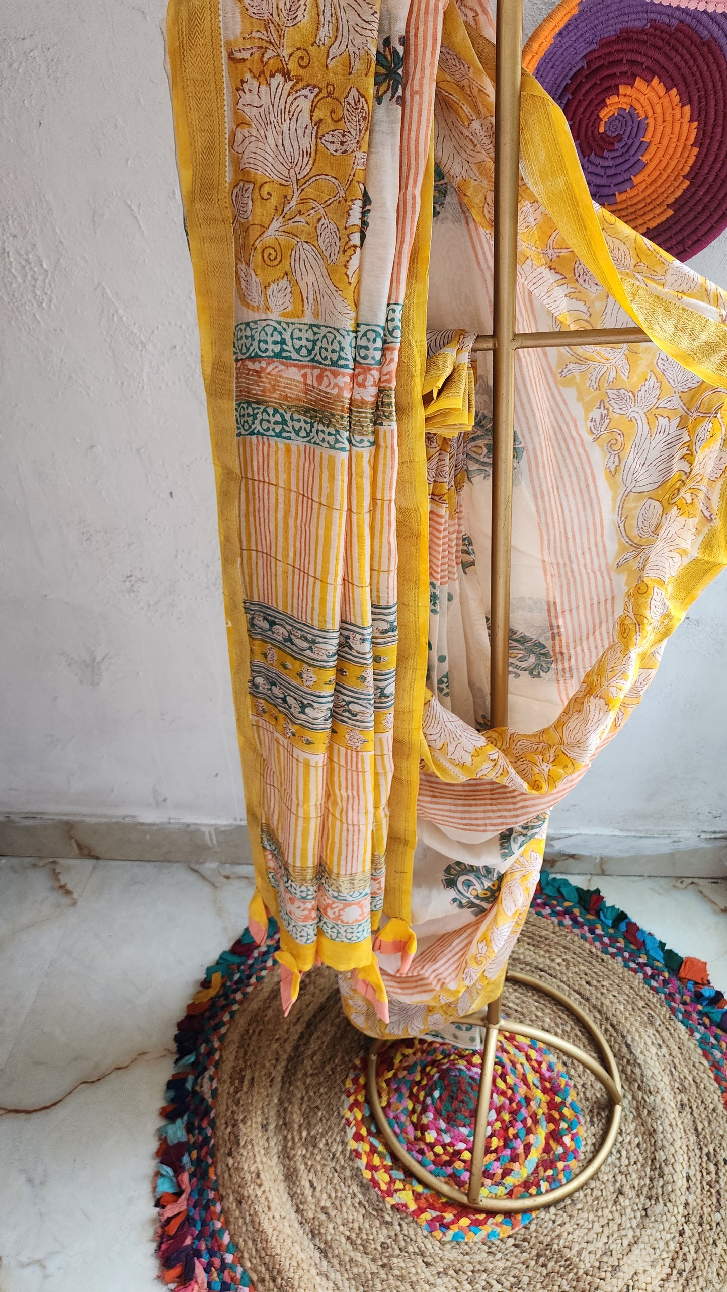 Mariyam Chanderi Cotton Silk Saree