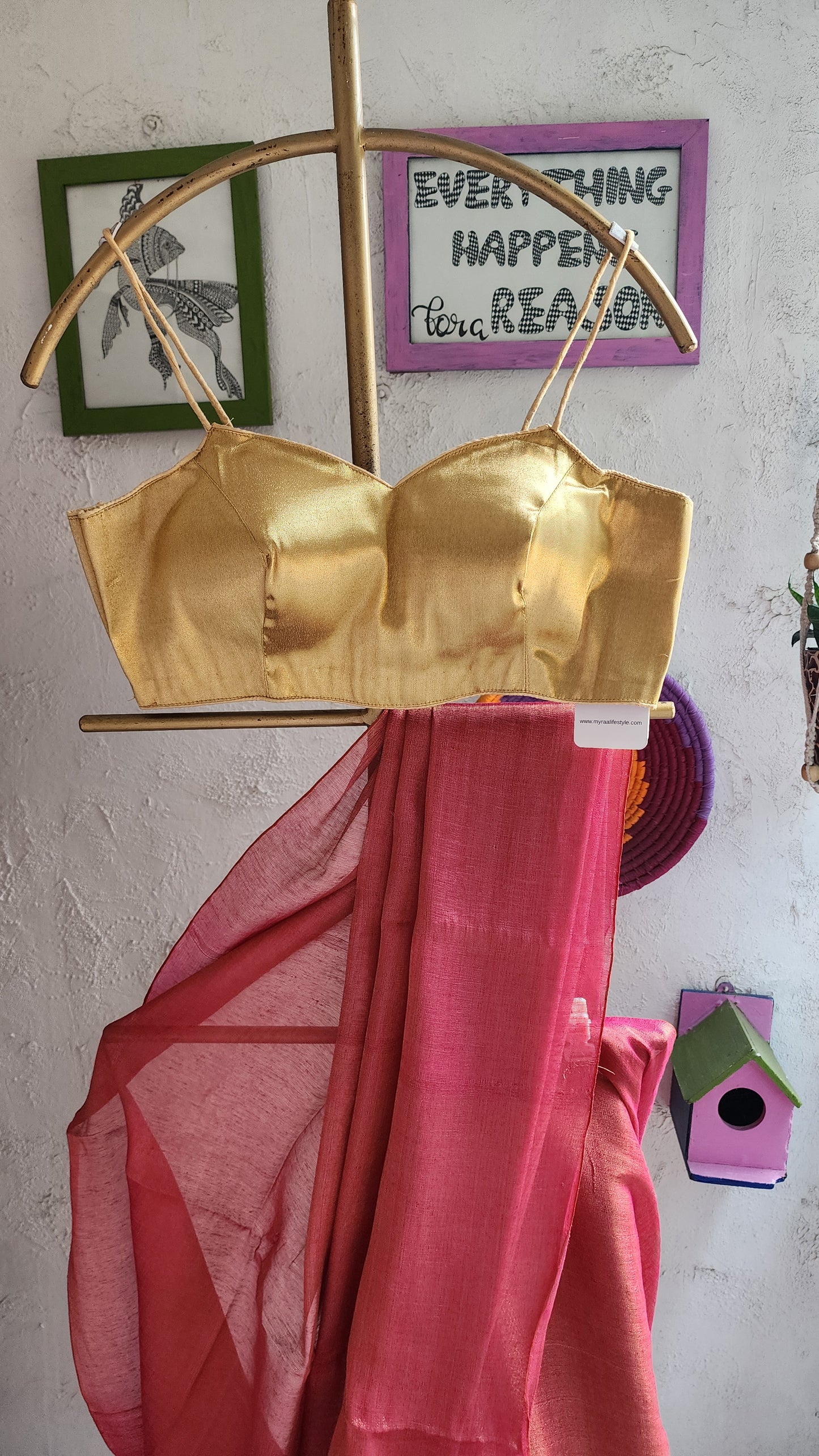 Rose Macaron Saree