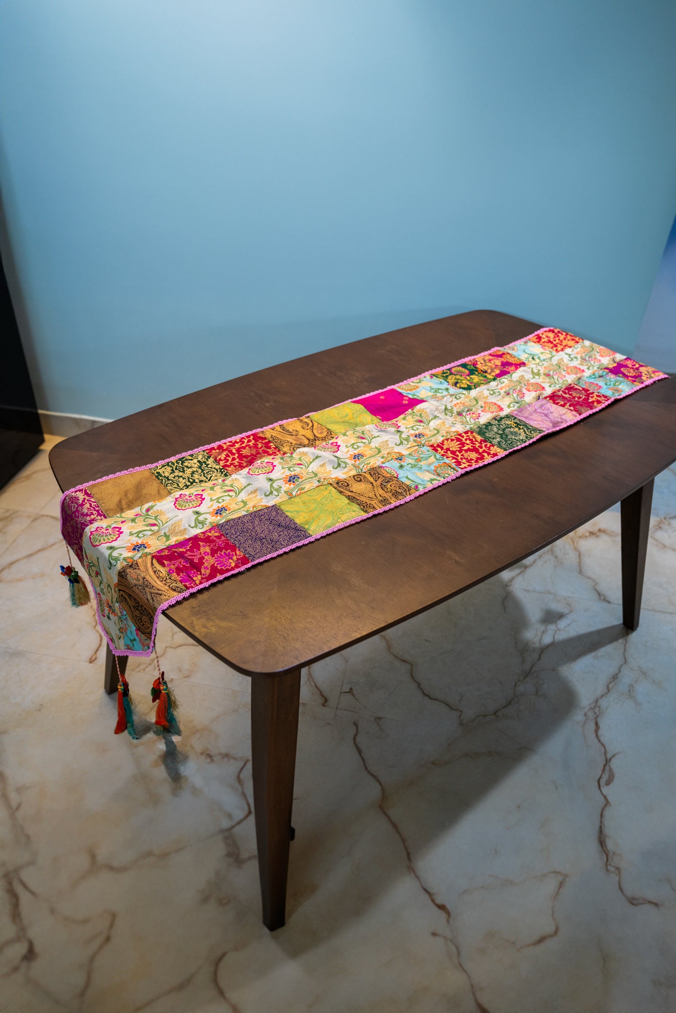 Brocade Patchwork Table Runner