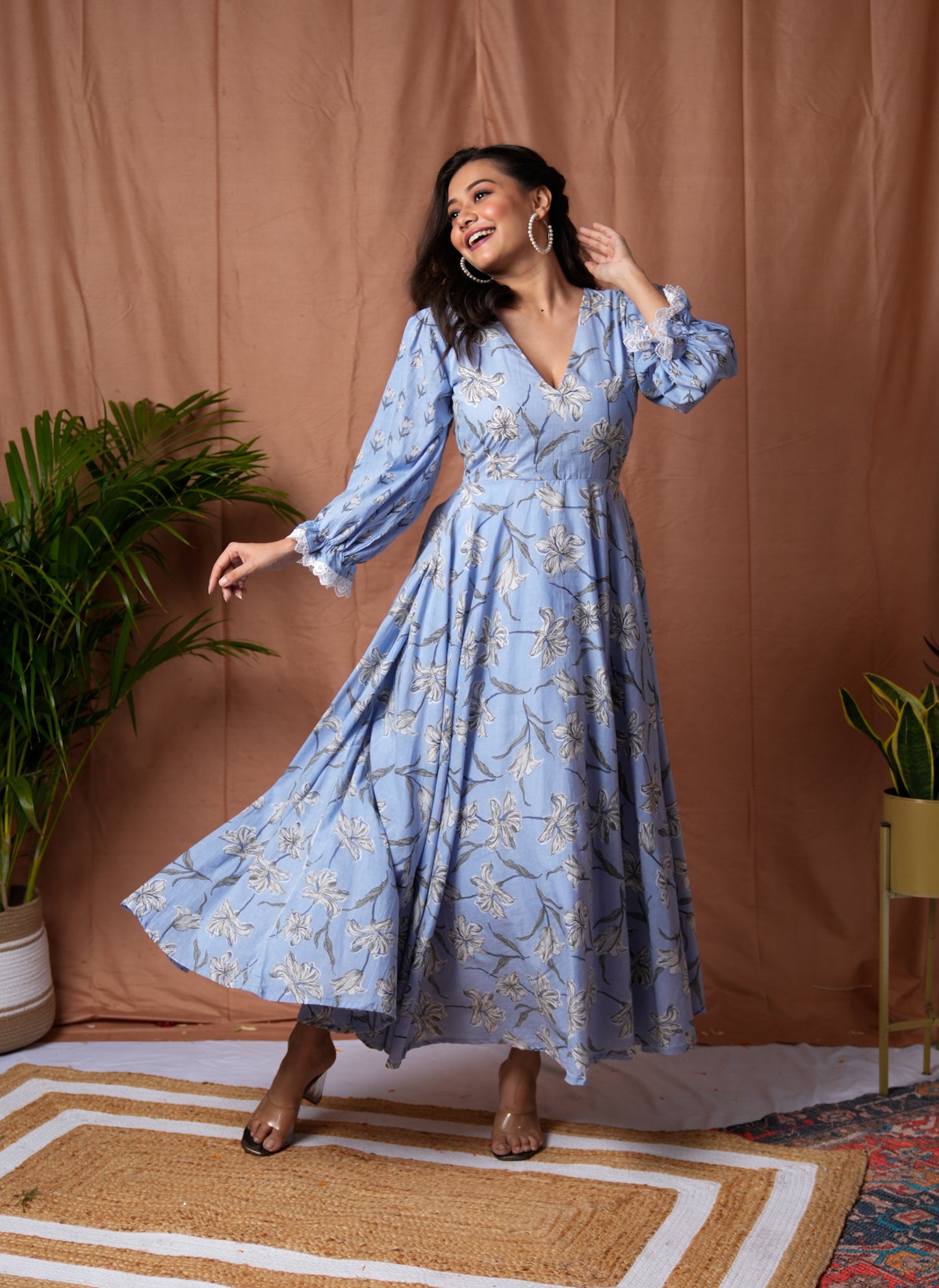 Frozen Lily Long Dress