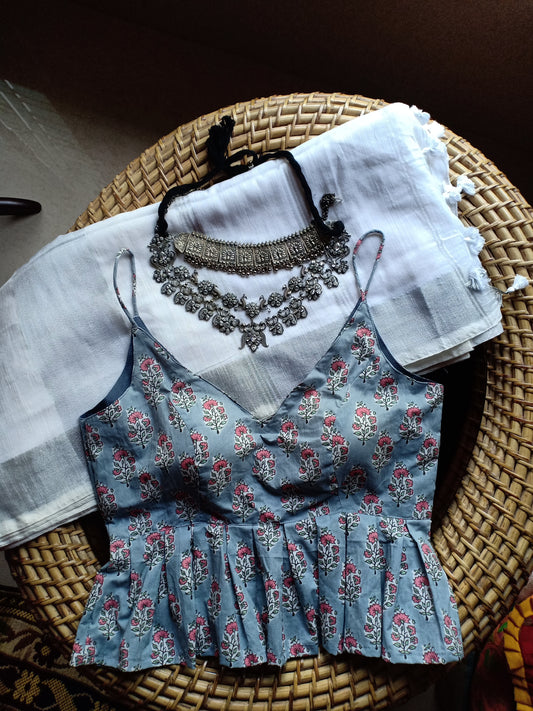 Ruby Blouse - Slate Grey