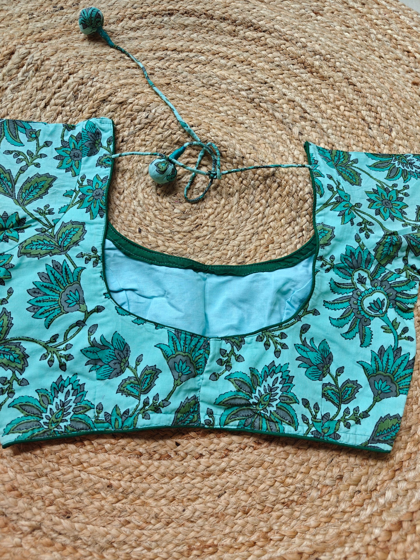 Block Printed Blouse-1