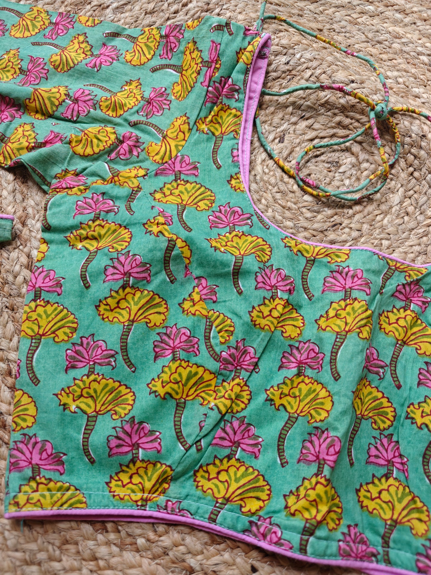 Block Printed Blouse-4