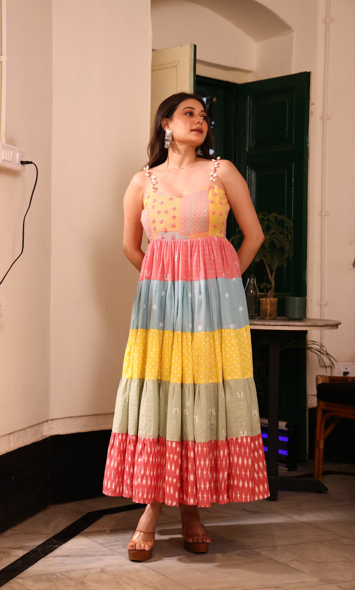 Elsa Maxidress -pearl dust