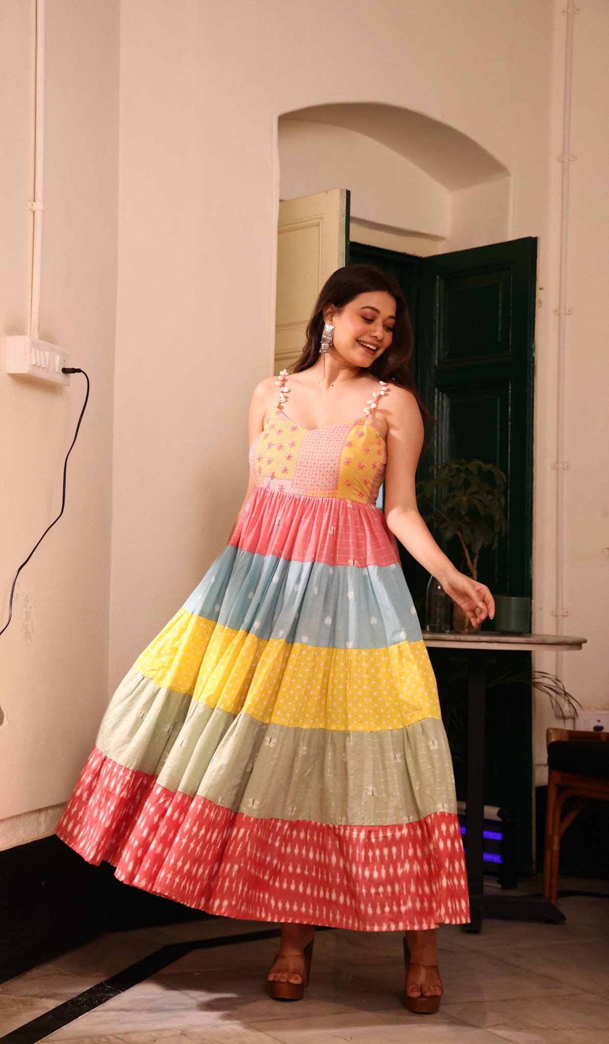 Elsa Maxidress -pearl dust