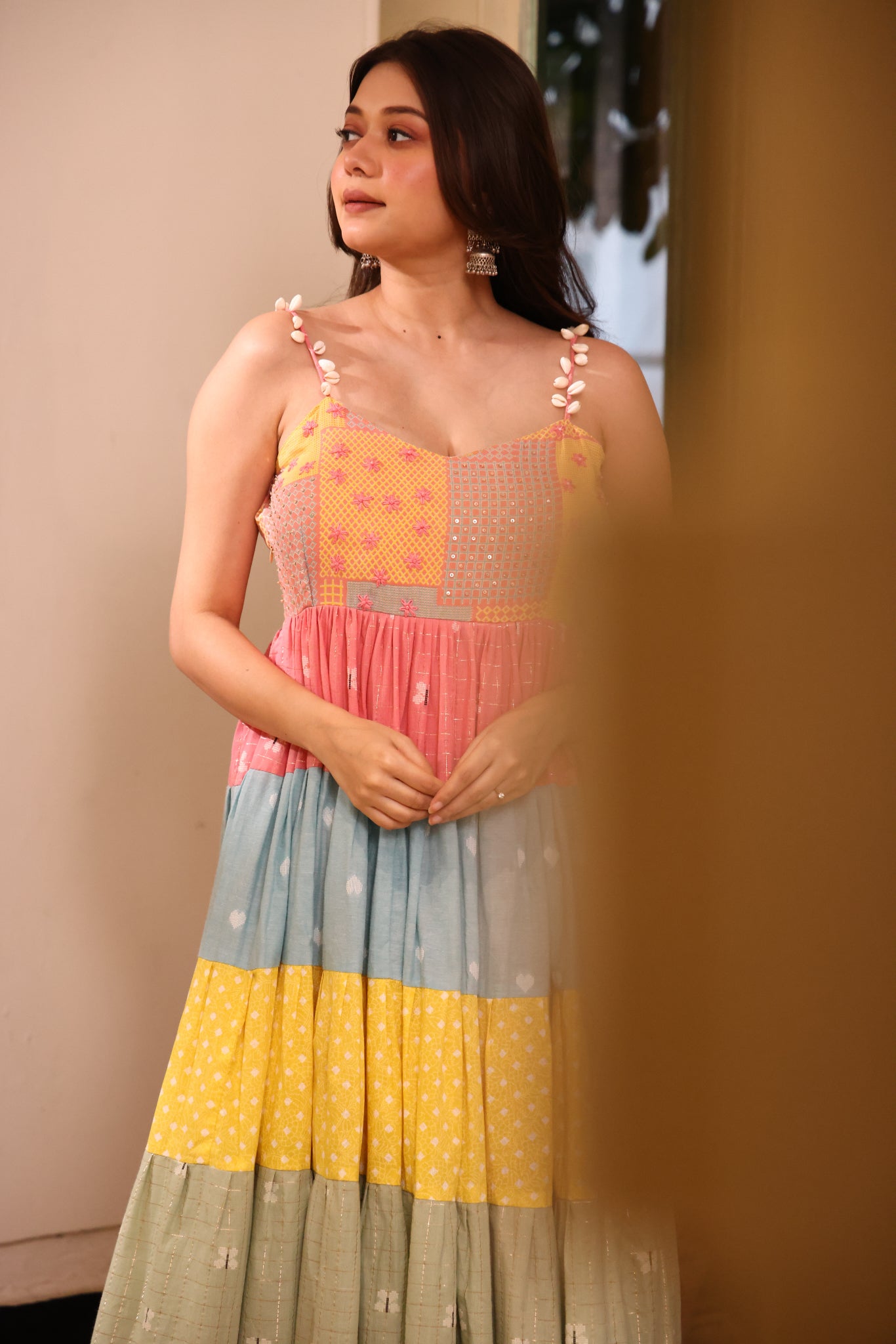 Elsa Maxidress -pearl dust
