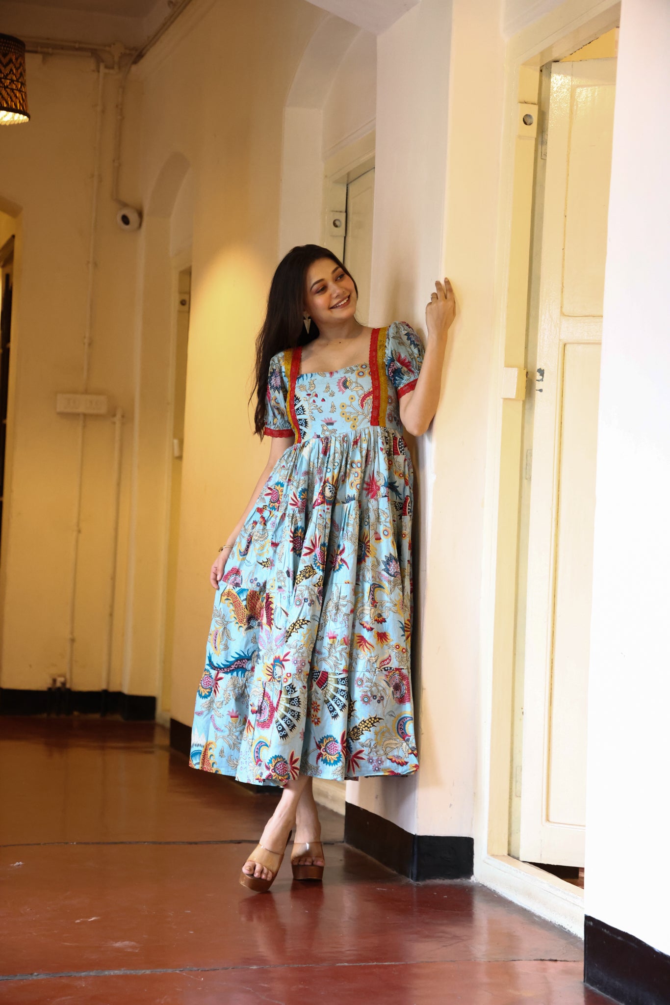 Akashi Printed Maxi Dress
