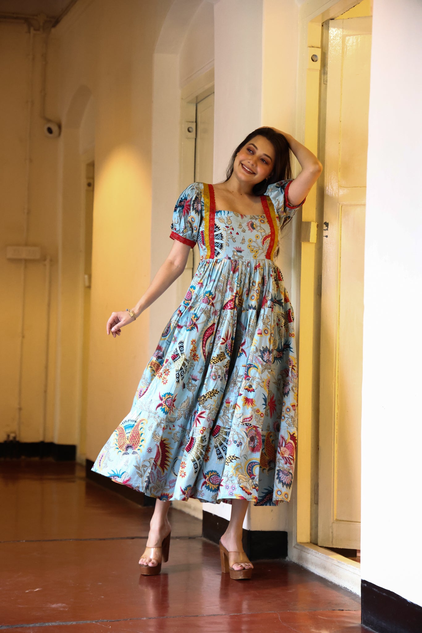 Akashi Printed Maxi Dress