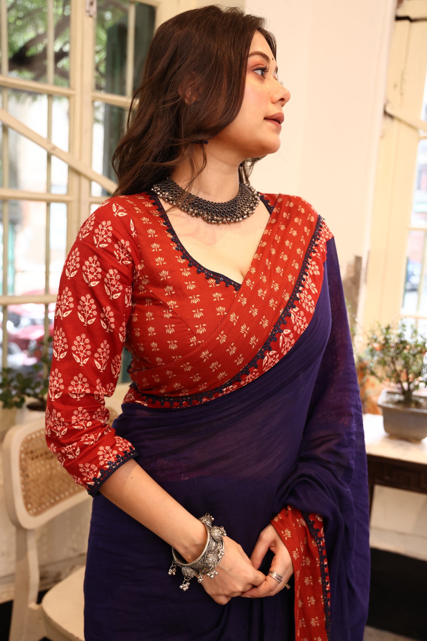 Cherry Flame Blouse